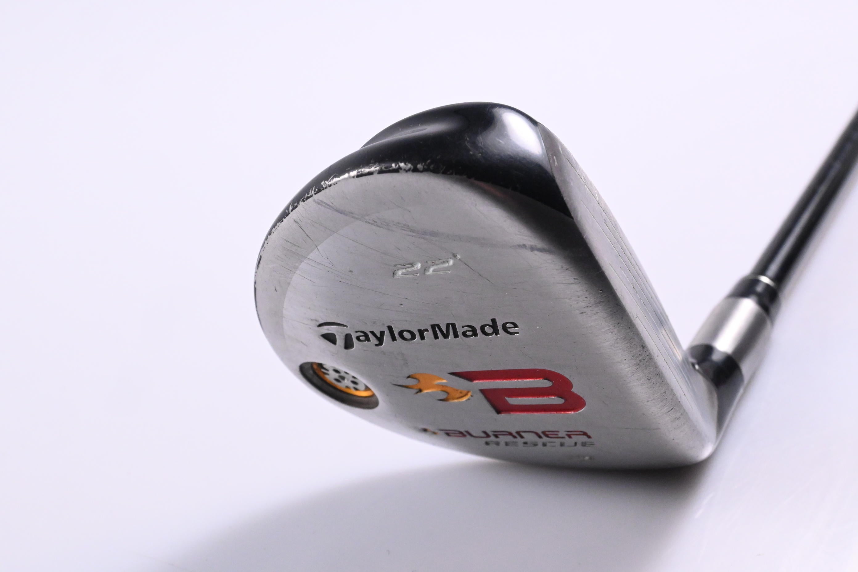 Taylormade Burner 2008 #4 Hybrid / 22 Degree / Regular Flex Burner Reax 60 Shaft