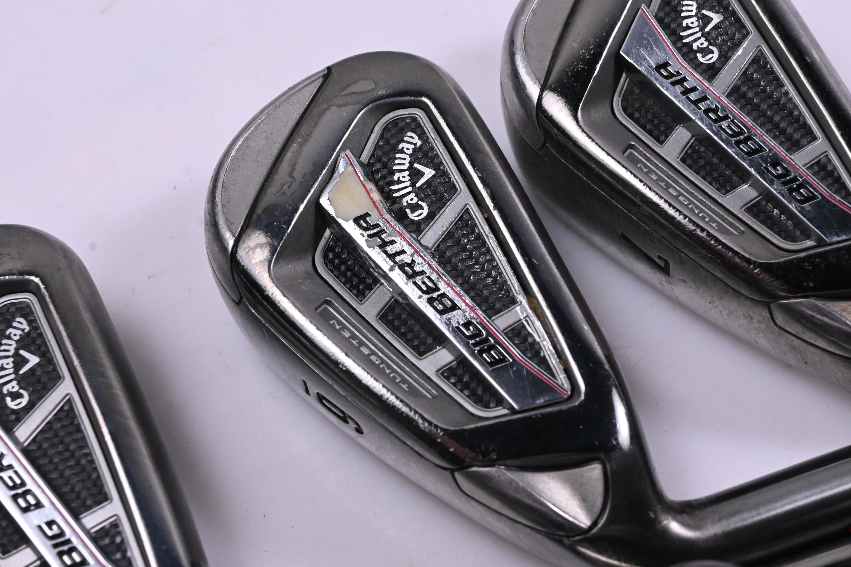 Left Hand Callaway Big Bertha OS 2017 Irons / 5-PW / Regular Flex UST Recoil ES