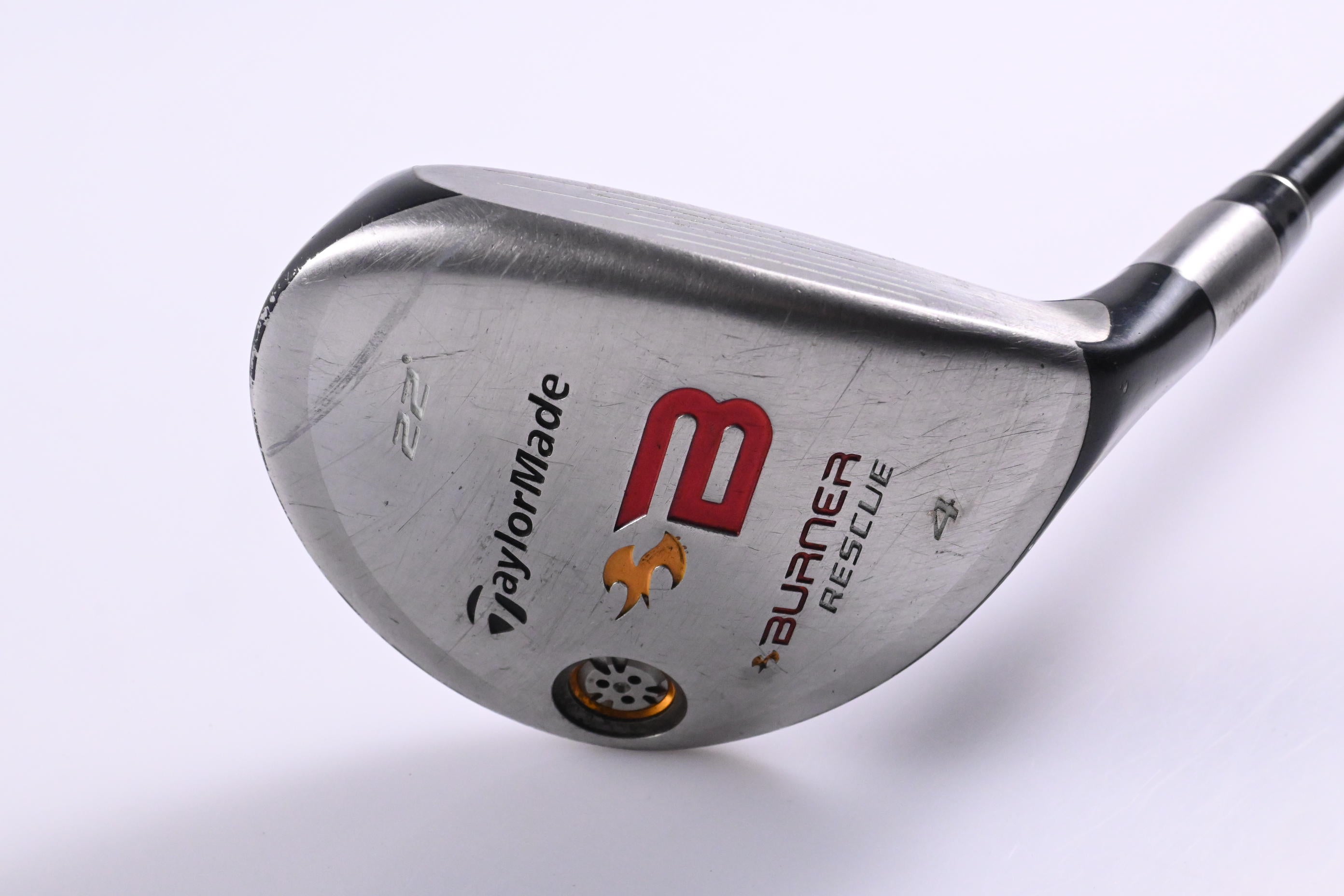 Taylormade Burner 2008 #4 Hybrid / 22 Degree / Regular Flex Burner Reax 60 Shaft