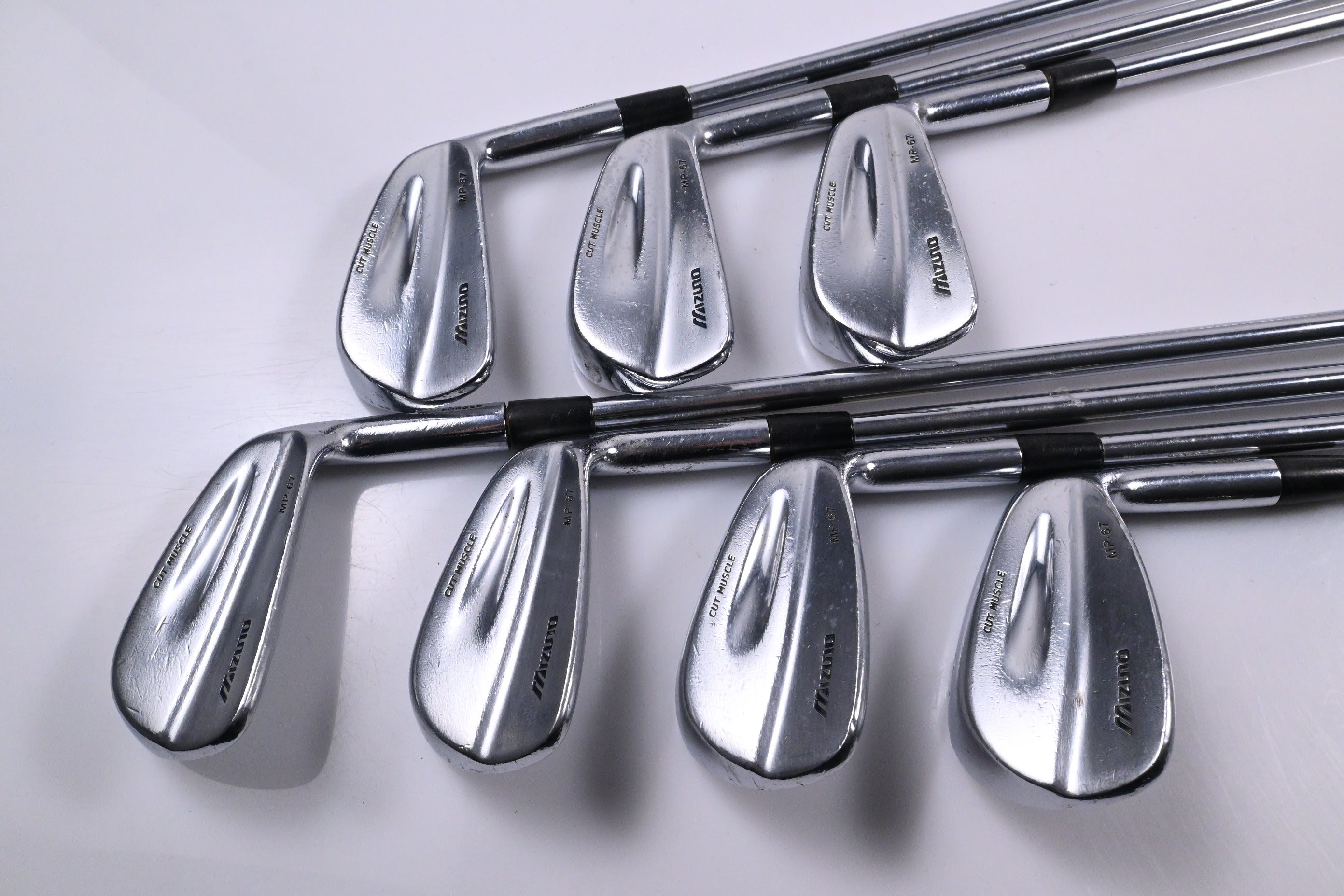 Mizuno MP-67 Irons / 4-PW / Regular Flex Dynamic Gold R300 Shafts