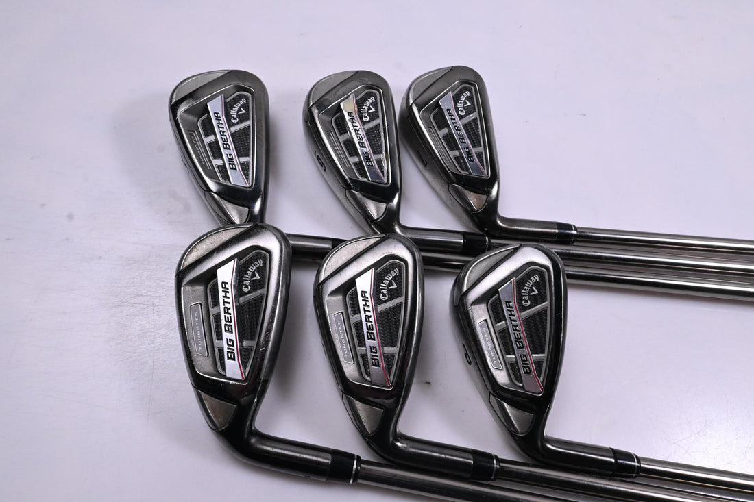Left Hand Callaway Big Bertha OS 2017 Irons / 5-PW / Regular Flex UST Recoil ES