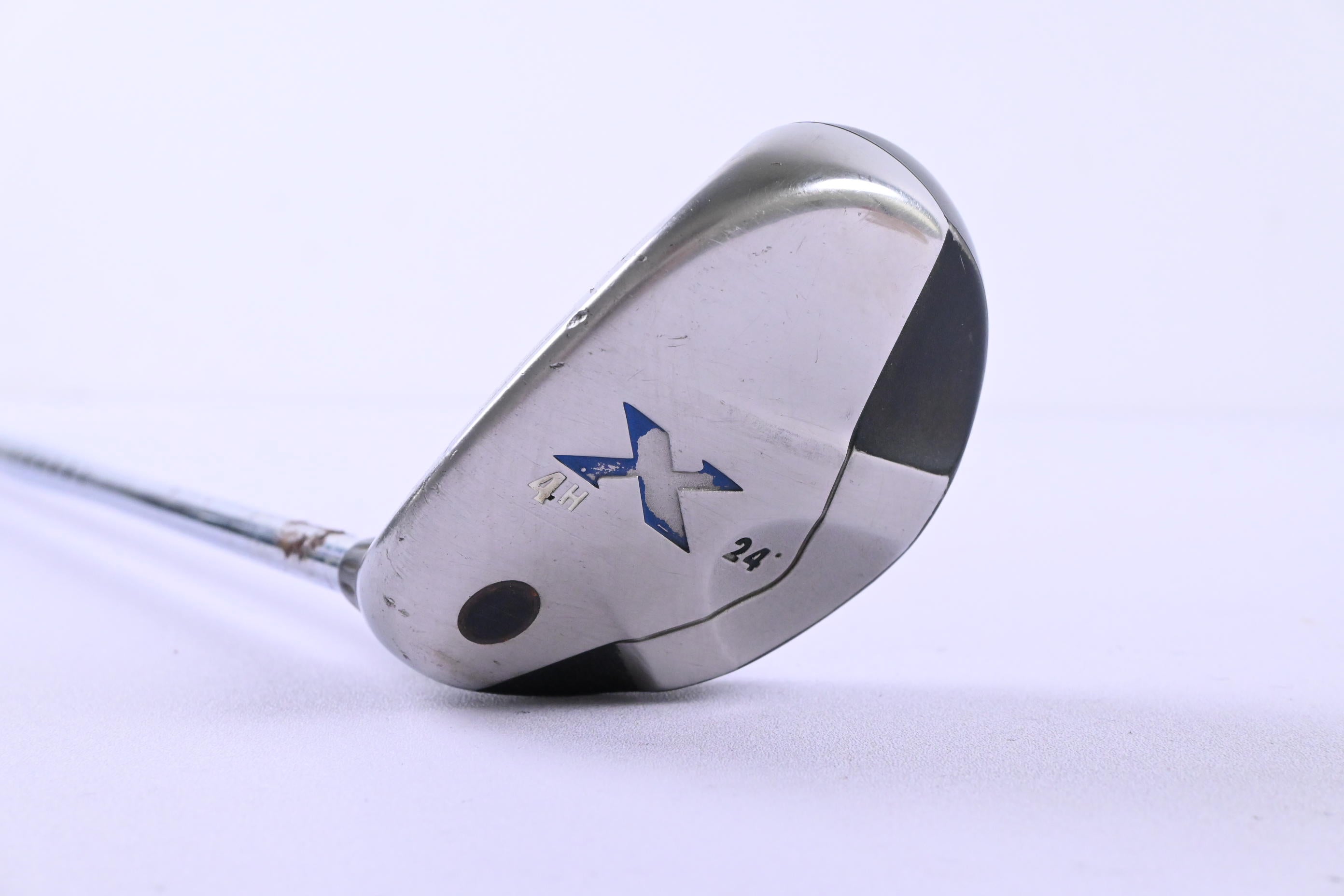 Left Hand Callaway X #4 Hybrid / 24 Degree / Regular Flex Callaway Steel Shaft