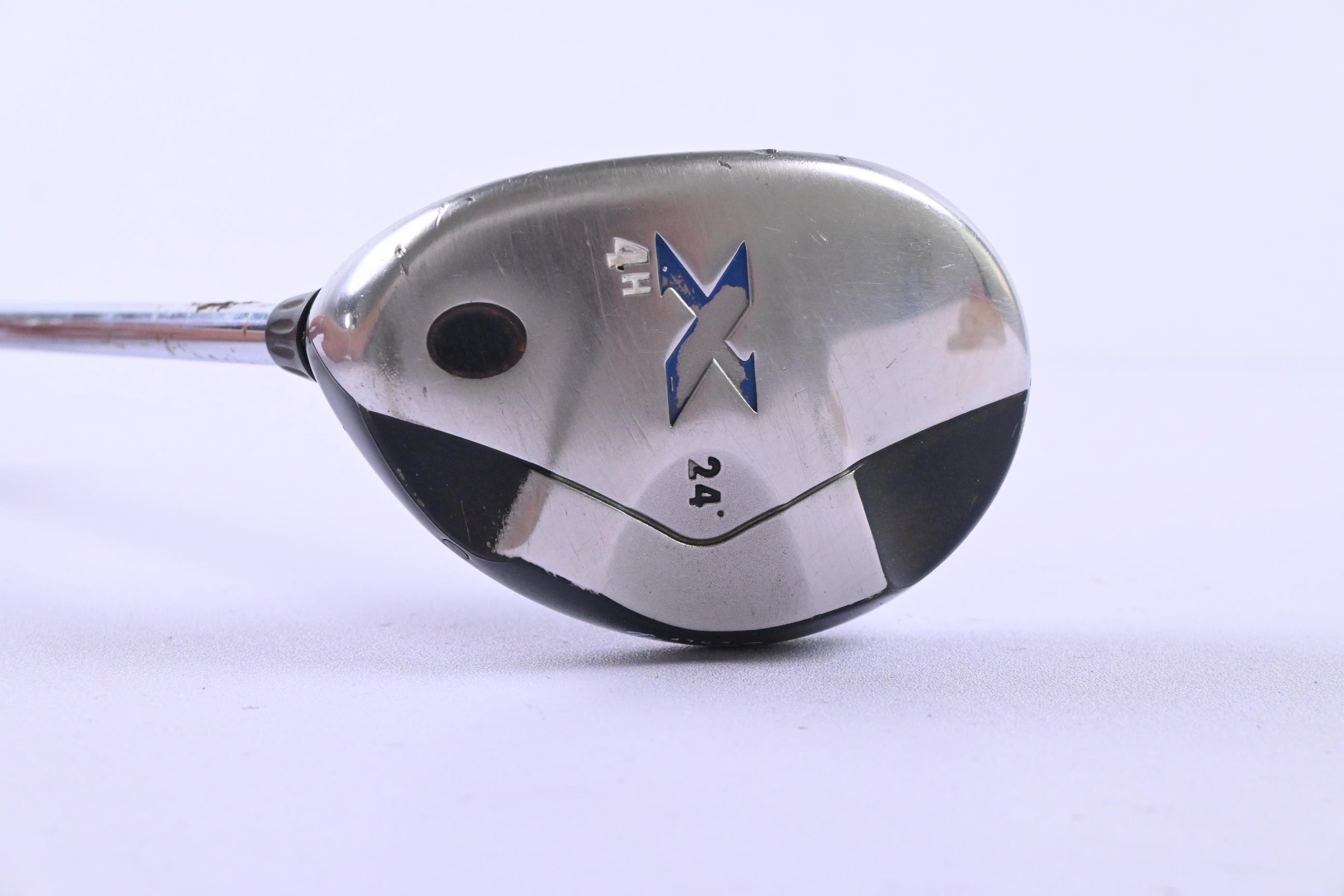 Left Hand Callaway X #4 Hybrid / 24 Degree / Regular Flex Callaway Steel Shaft