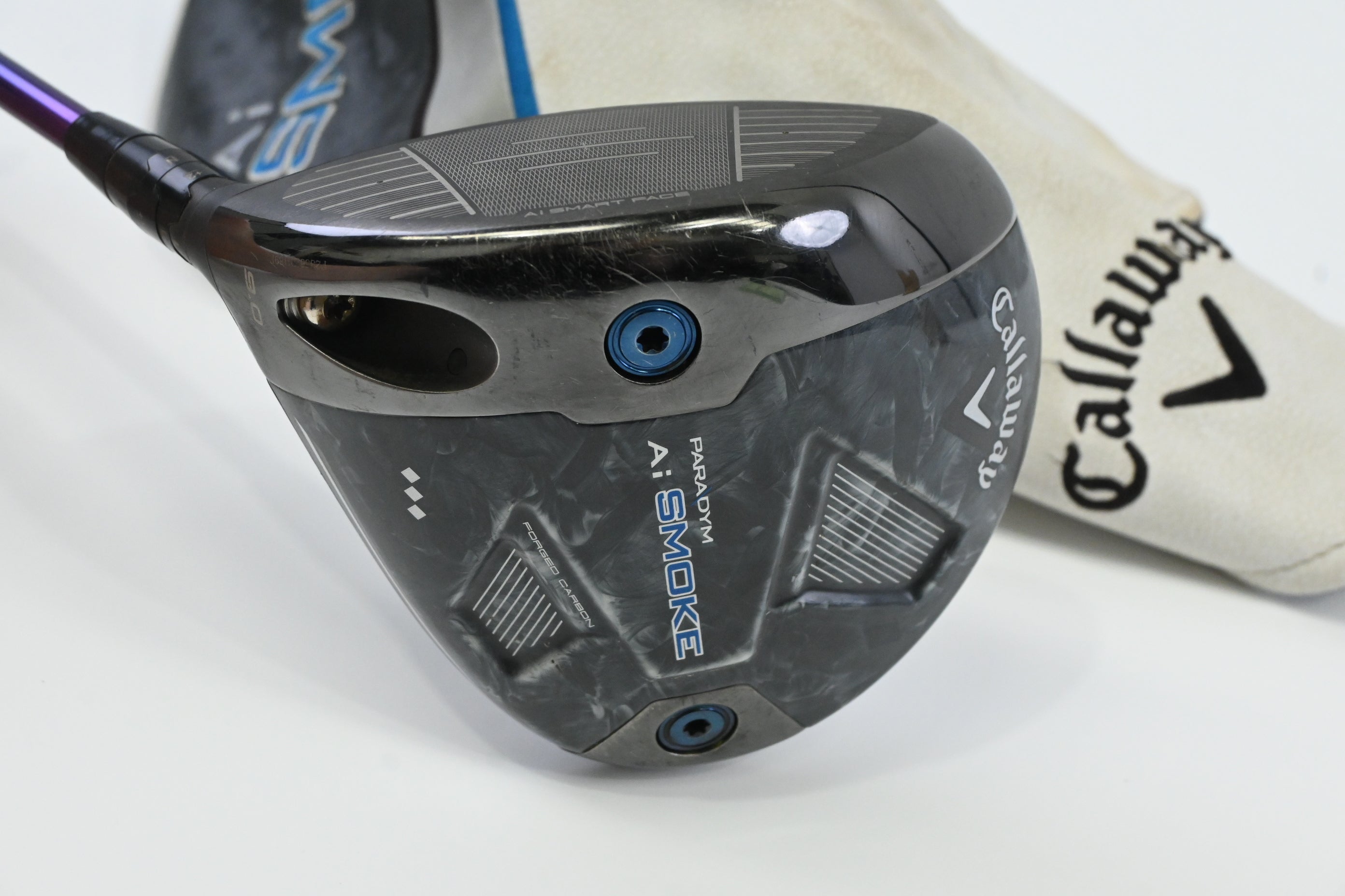 Left Hand Callaway Paradym Ai Smoke Triple Diamond Driver / 9 Degree / TX-Flex