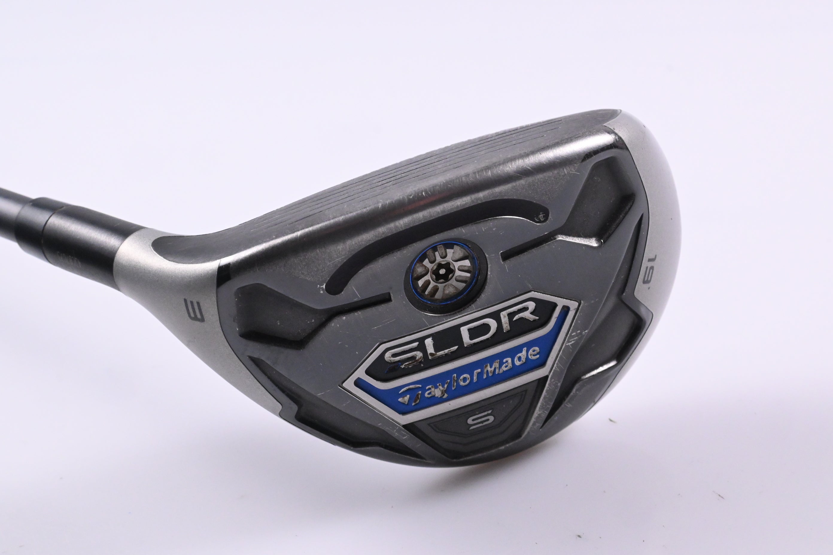 Left Hand Taylormade SLDR-S #3 Hybrid / 19 Degree / Regular Flex Speeder 72