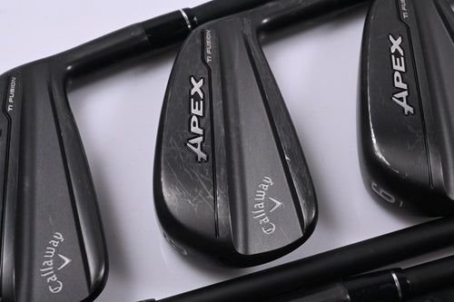 Callaway Apex Ti Fusion Irons / 4-PW / Regular Flex MMT 80 Shafts
