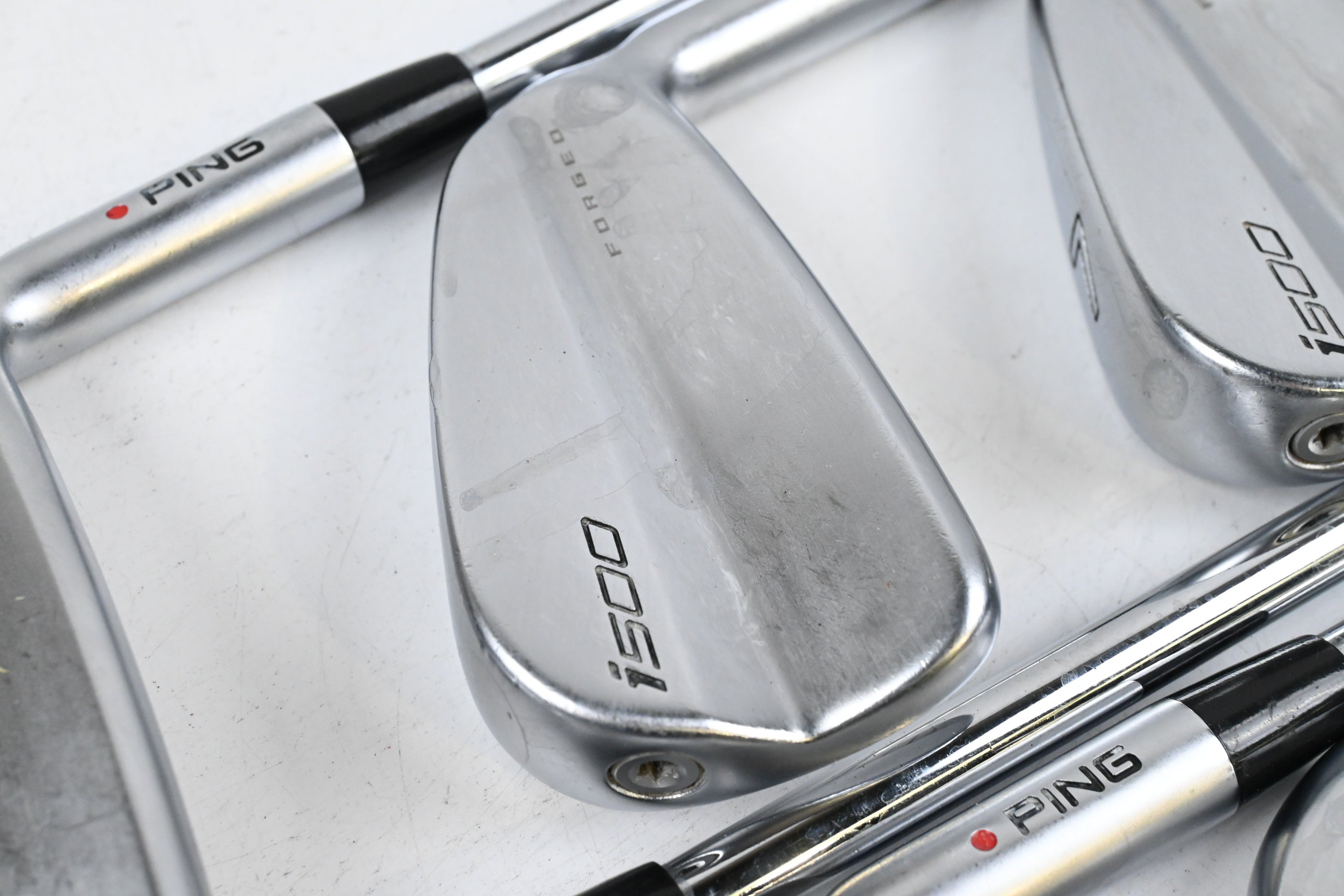 Ping i500 Irons / 5-PW+GW / Orange Dot / Regular Flex Ping AWT 2.0 Shafts
