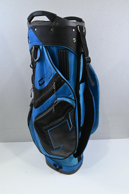 Sun Mountain C130 Cart Bag / 14-Way / Blue, Blakc