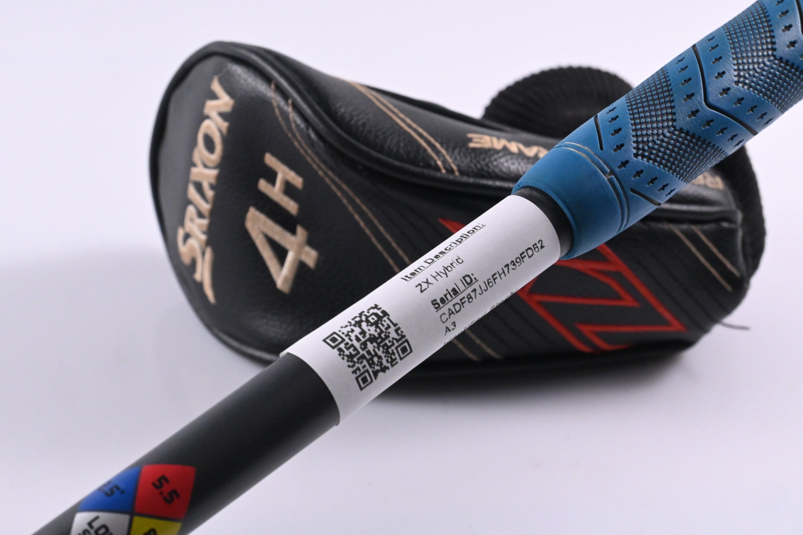 Srixon ZX #4 Hybrid / 22 Degree / Regular Flex HZRDUS Smoke Black 80 Shaft