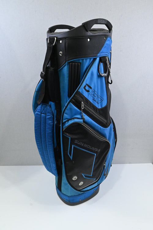Sun Mountain C130 Cart Bag / 14-Way / Blue, Blakc