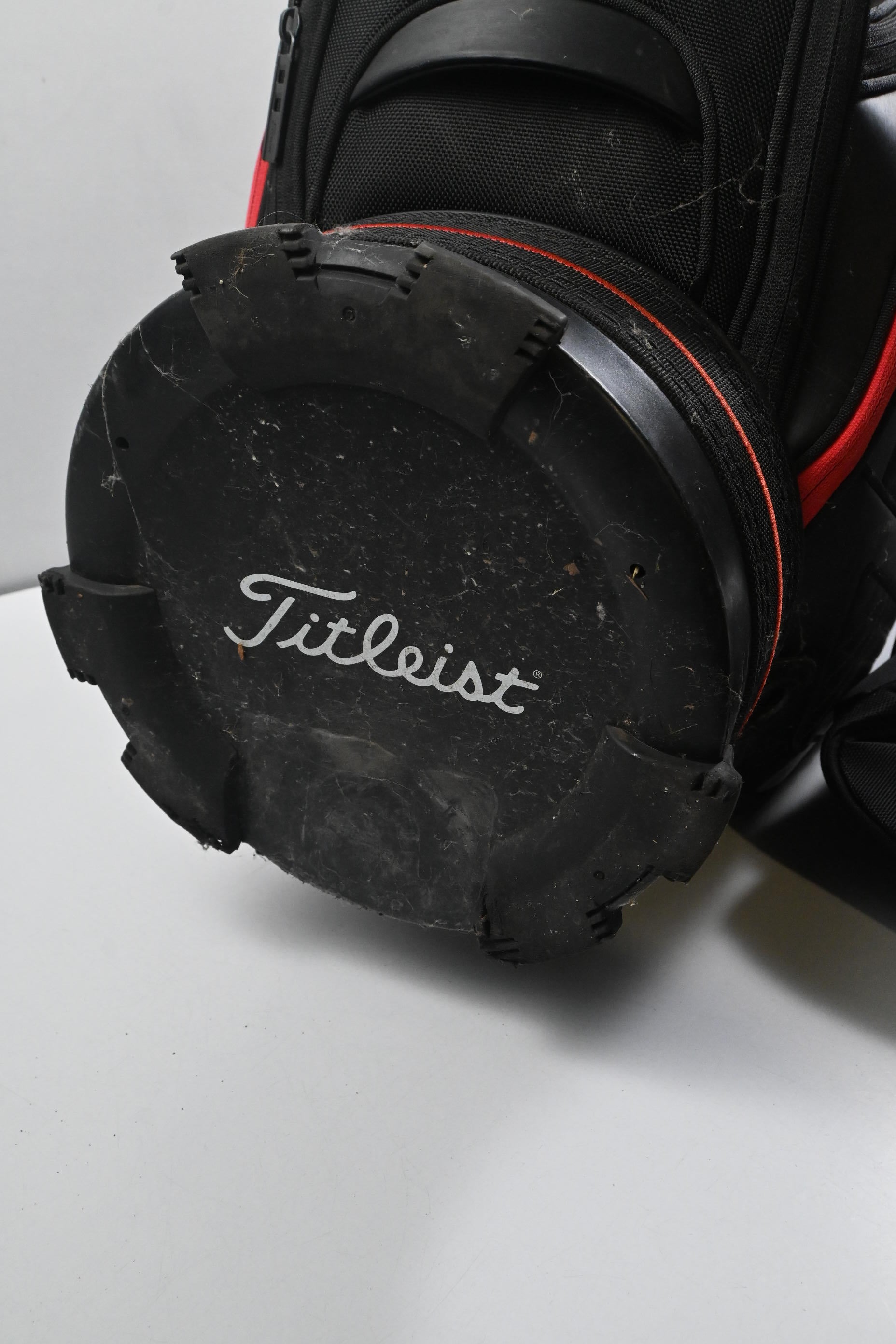 Titleist Cart Bag / 6-Way Divider / Black, White & Red
