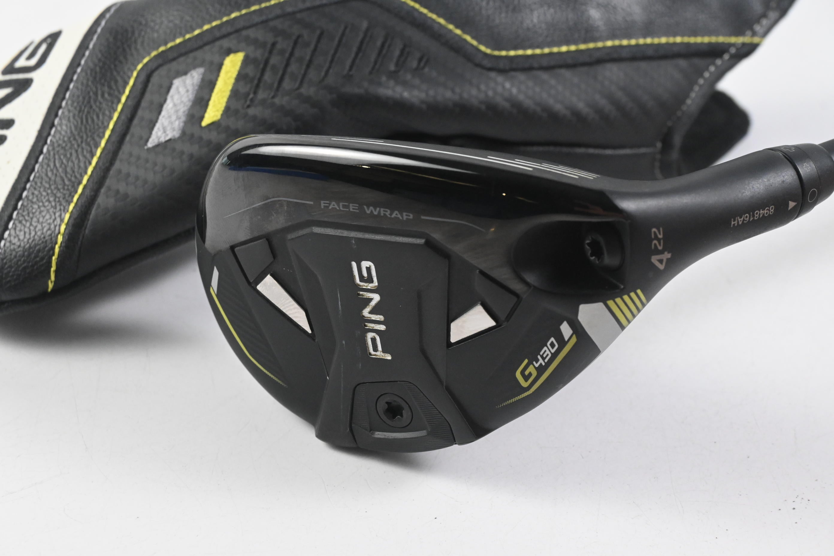 Ping G430 #4 Hybrid / 22 Degree / Stiff Flex Ping Alta CB Black 70 Shaft