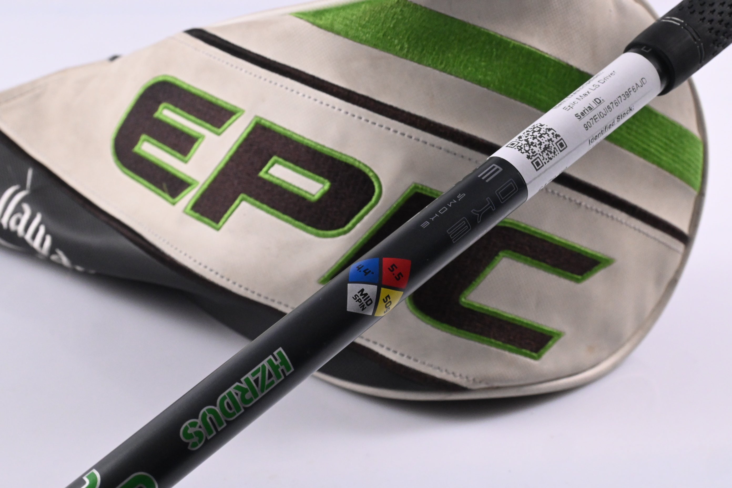 Callaway Epic Max LS Driver / 9 Degree / Regular Flex HZRDUS Smoke iM10 Green 50