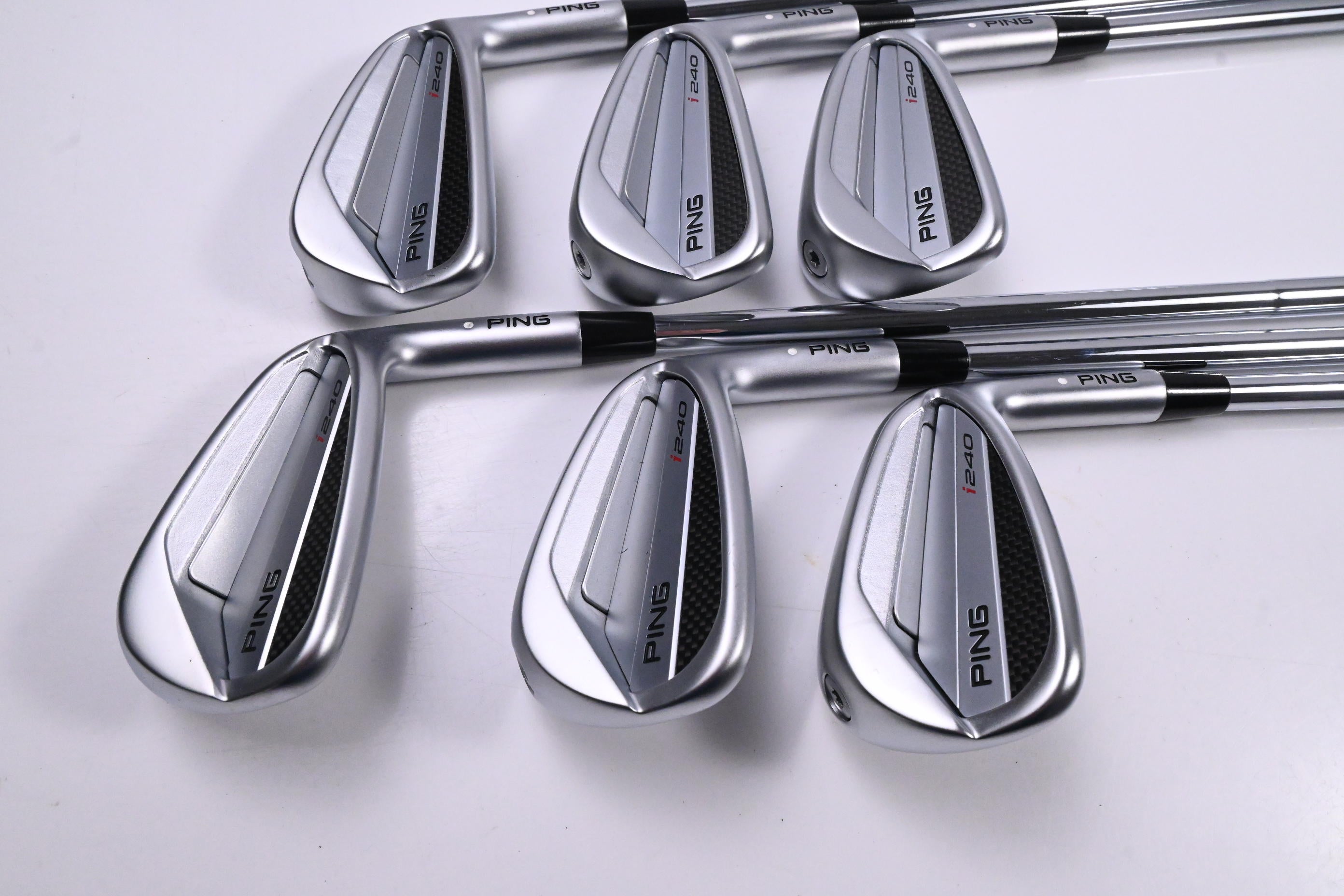 Ping I240 Irons / 5-PW / White Dot / Stiff Flex Dynamic Gold 120 S300 Shafts