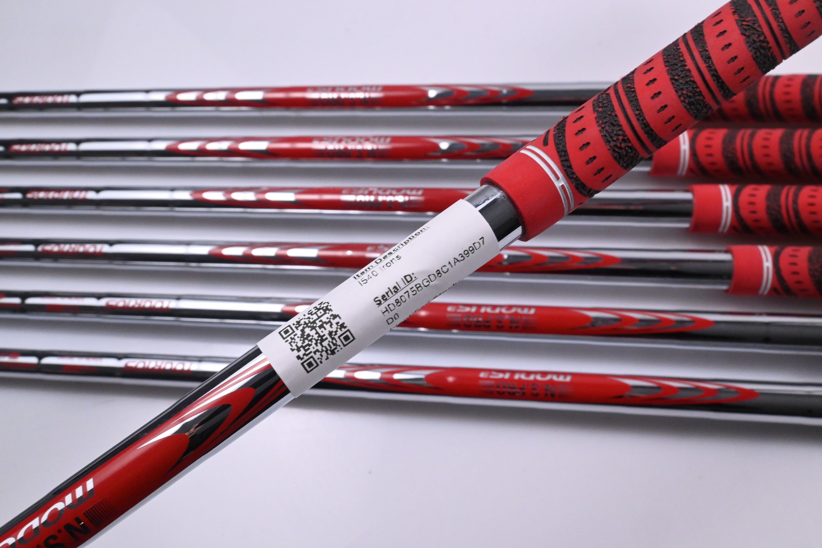 Ping i540 Irons / 4-PW / Red Dot / Regular Flex N.S.Pro Modus³ Tour 105 Shafts