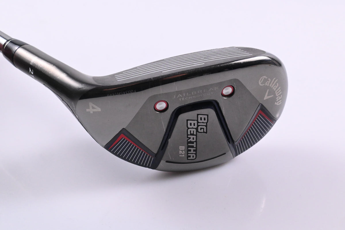 Left Hand Callaway Big Bertha B21 #4 Hybrid / 21 Degree / Stiff Flex RCH 65