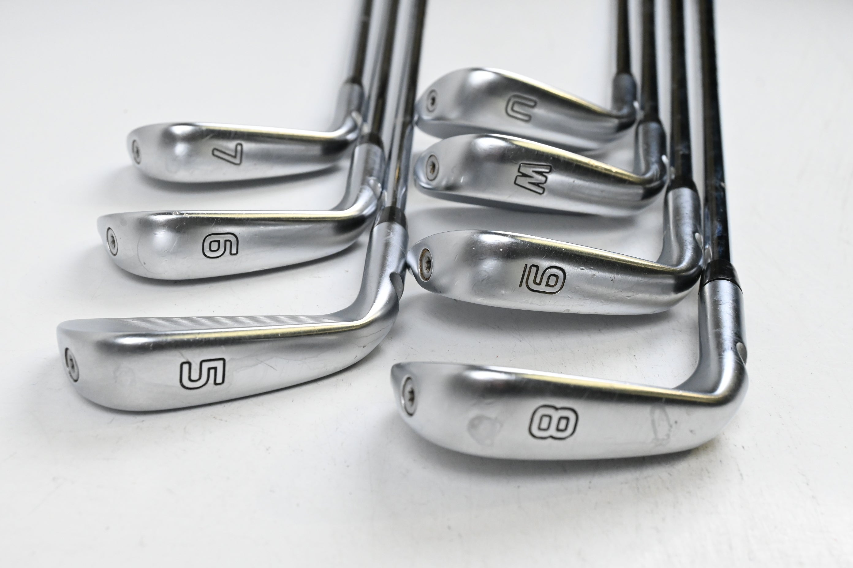 Ping i500 Irons / 5-PW+GW / Orange Dot / Regular Flex Ping AWT 2.0 Shafts
