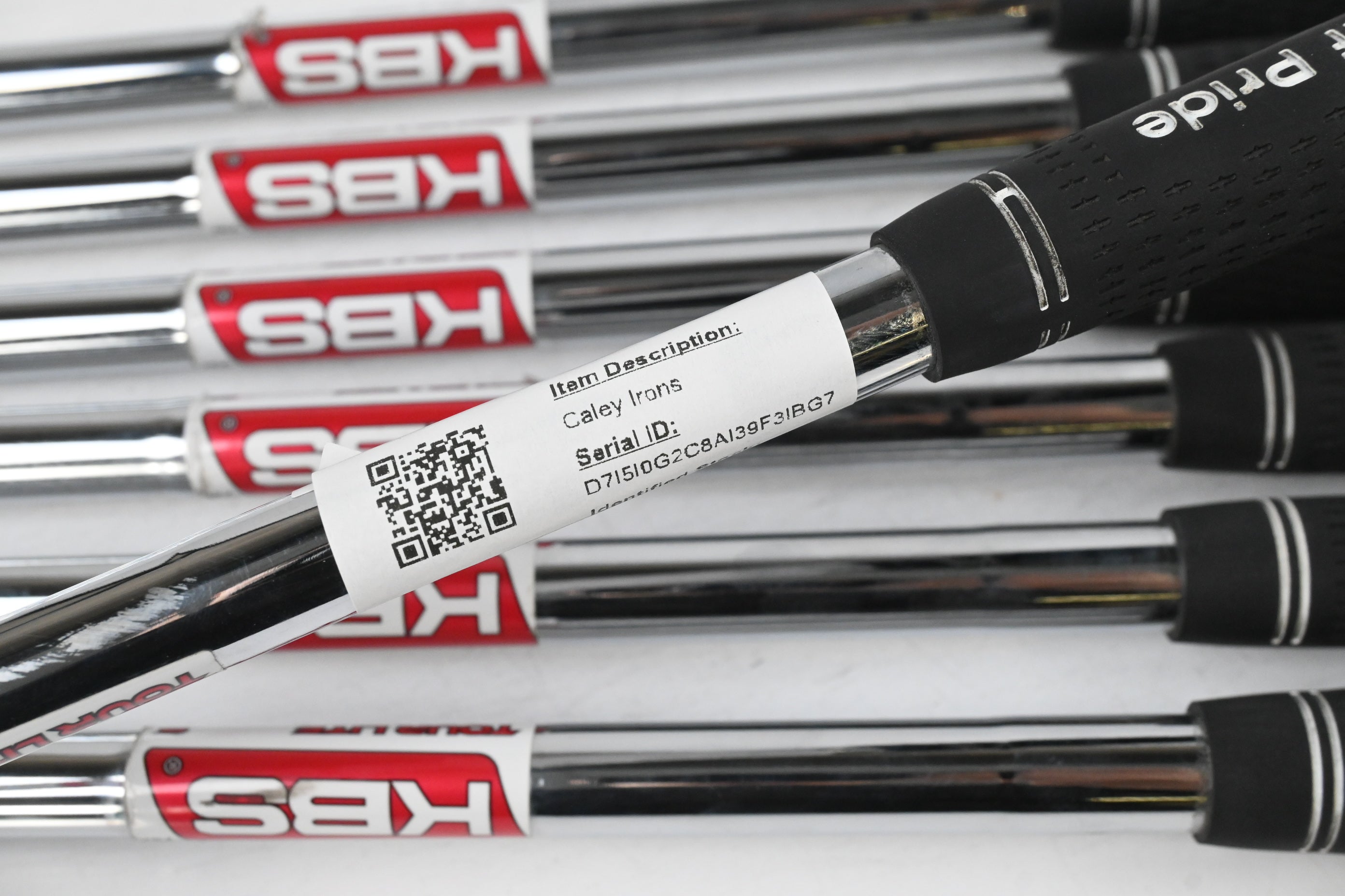 Caley Irons / 4-PW / Stiff Flex KBS Tour Lite Shafts