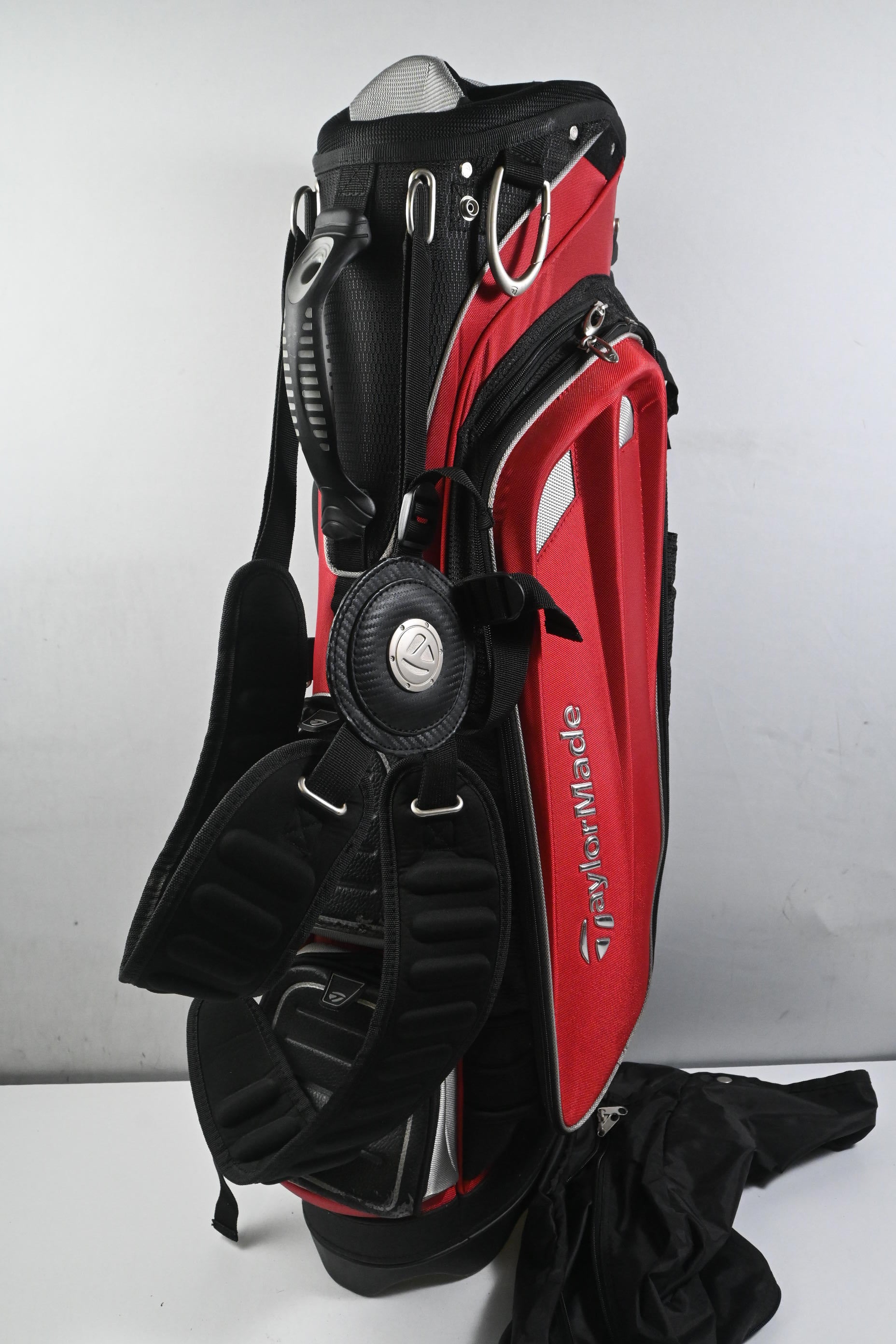 Taylormade Stand Bag / 7-Way Divider / Red, Black & Silver