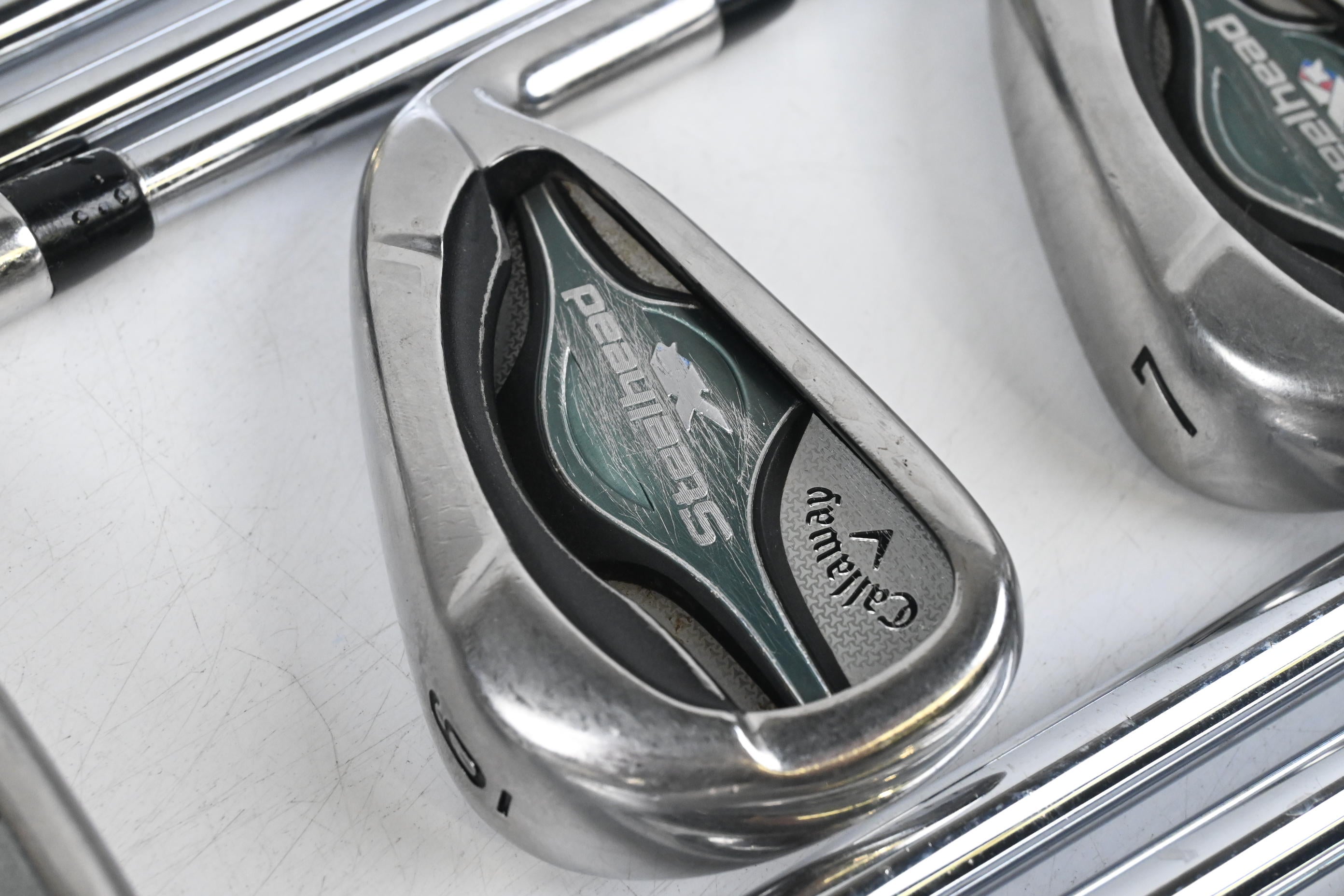 Callaway Steelhead XR Irons / 3-PW+GW+SW / Stiff Flex Project X Rifle Shafts