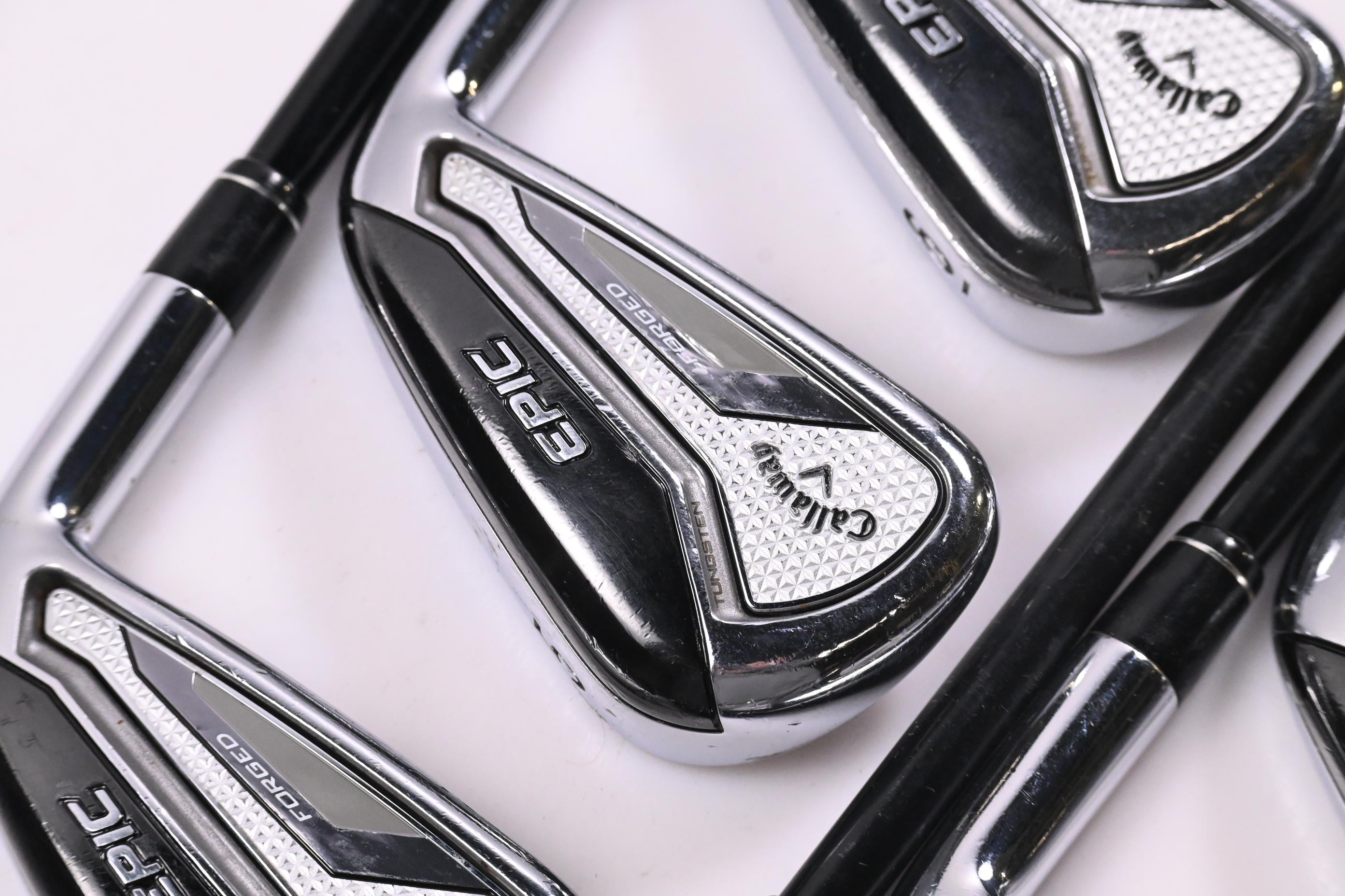 Callaway Epic Forged Irons / 4-PW / Regular Flex Tensei AV White 60 Shafts