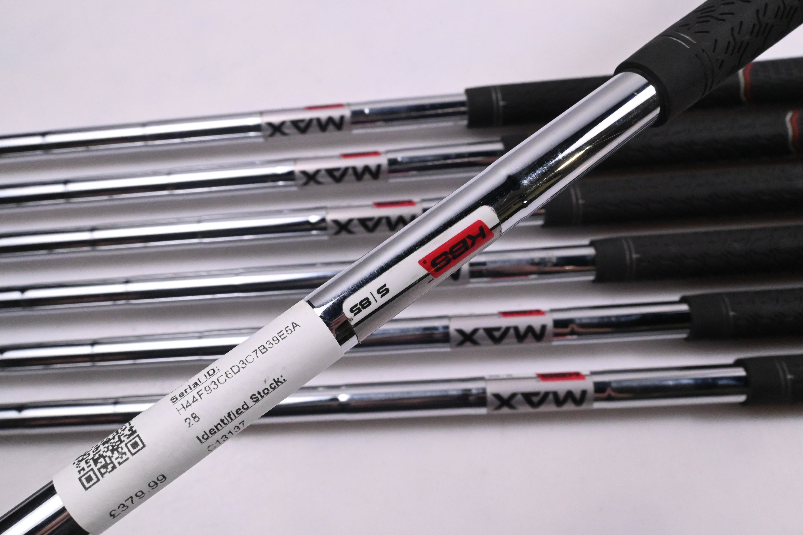 Taylormade M6 Irons / 4-PW / Stiff Flex KBS Max 85 Shafts