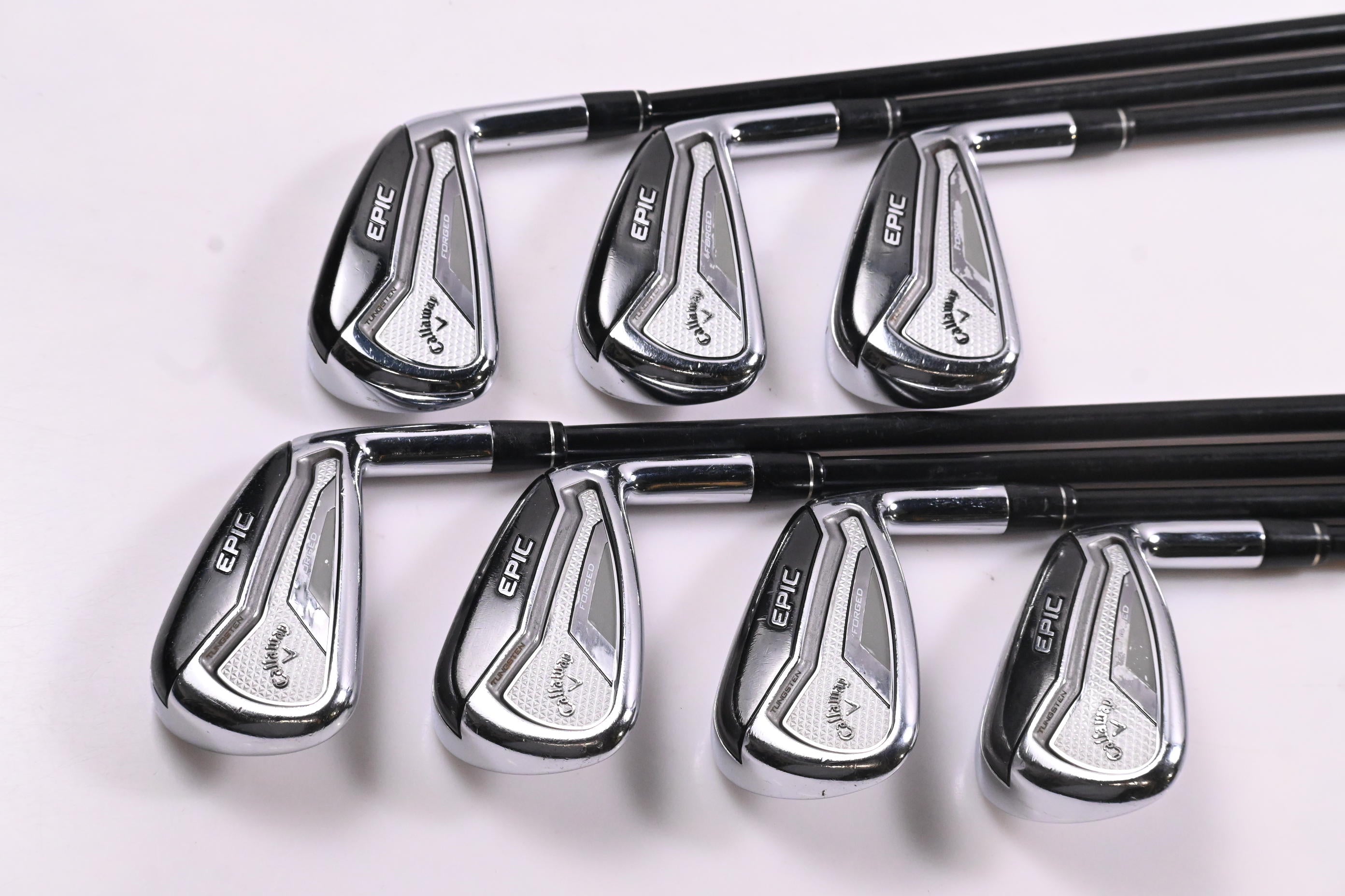 Callaway Epic Forged Irons / 4-PW / Regular Flex Tensei AV White 60 Shafts