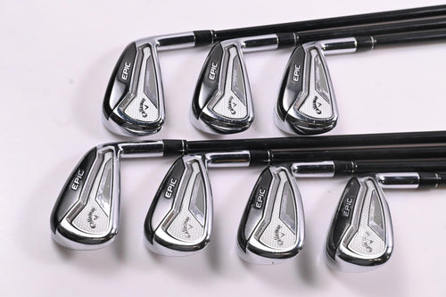 Callaway Epic Forged Irons / 4-PW / Regular Flex Tensei AV White 60 Shafts