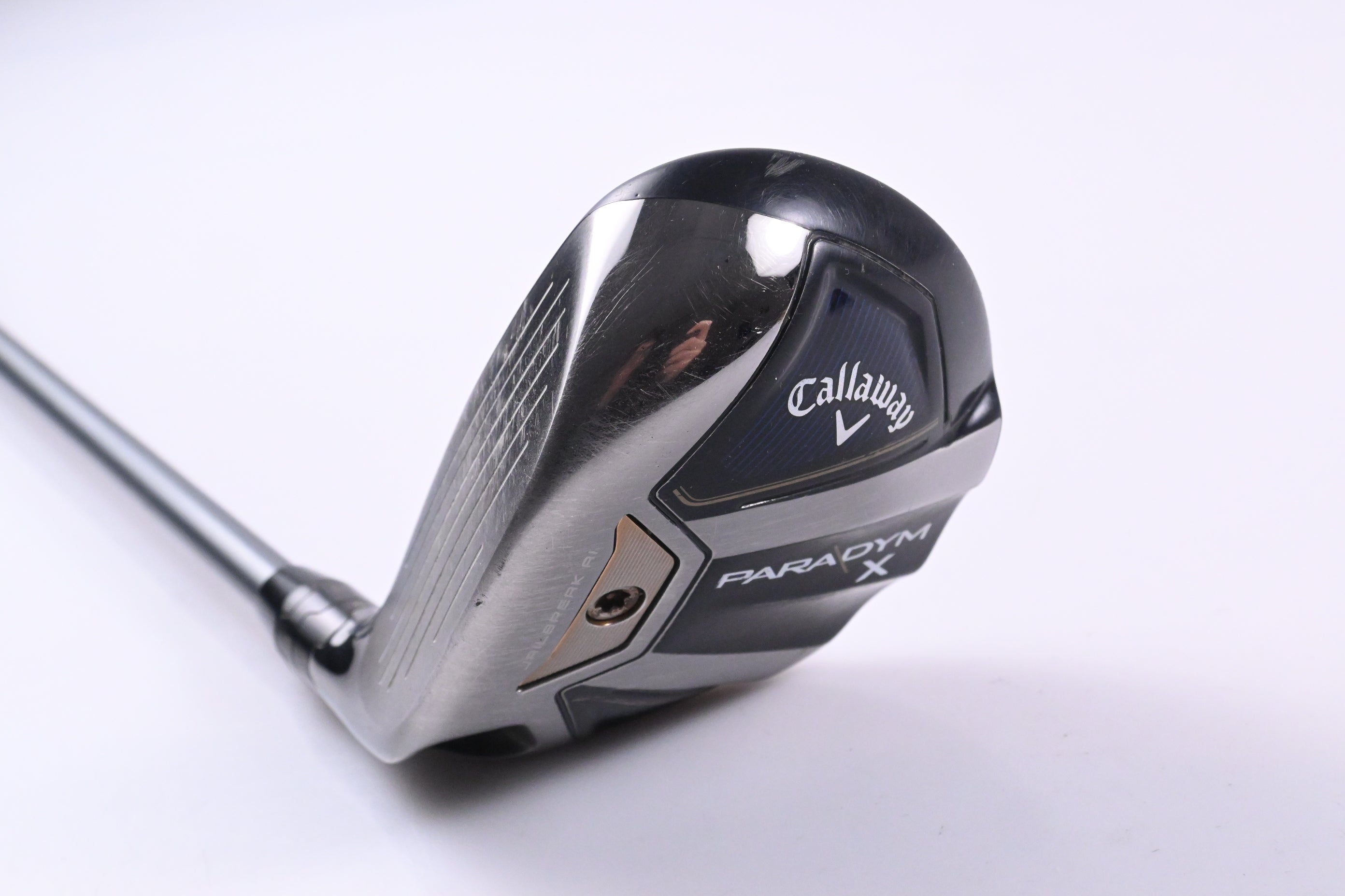 Left Hand Callaway Paradym X #3 Hybrid / 18 Degree / Regular Flex HZRDUS Silver