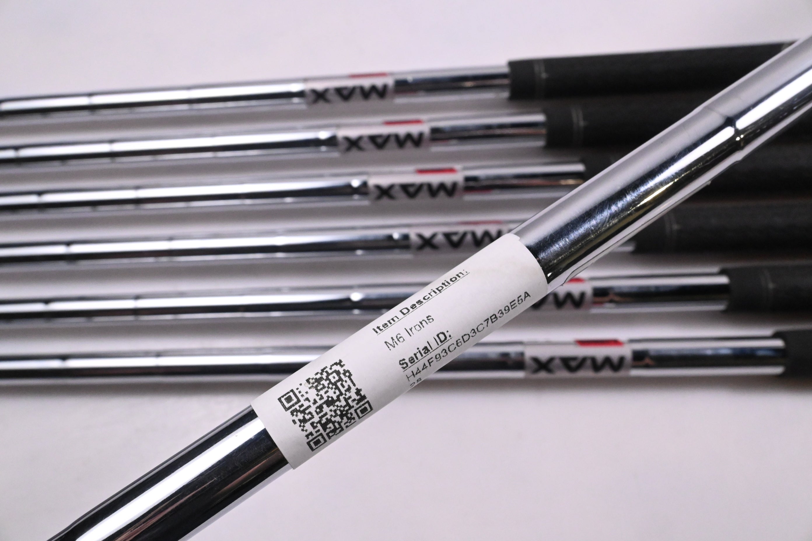 Taylormade M6 Irons / 4-PW / Stiff Flex KBS Max 85 Shafts