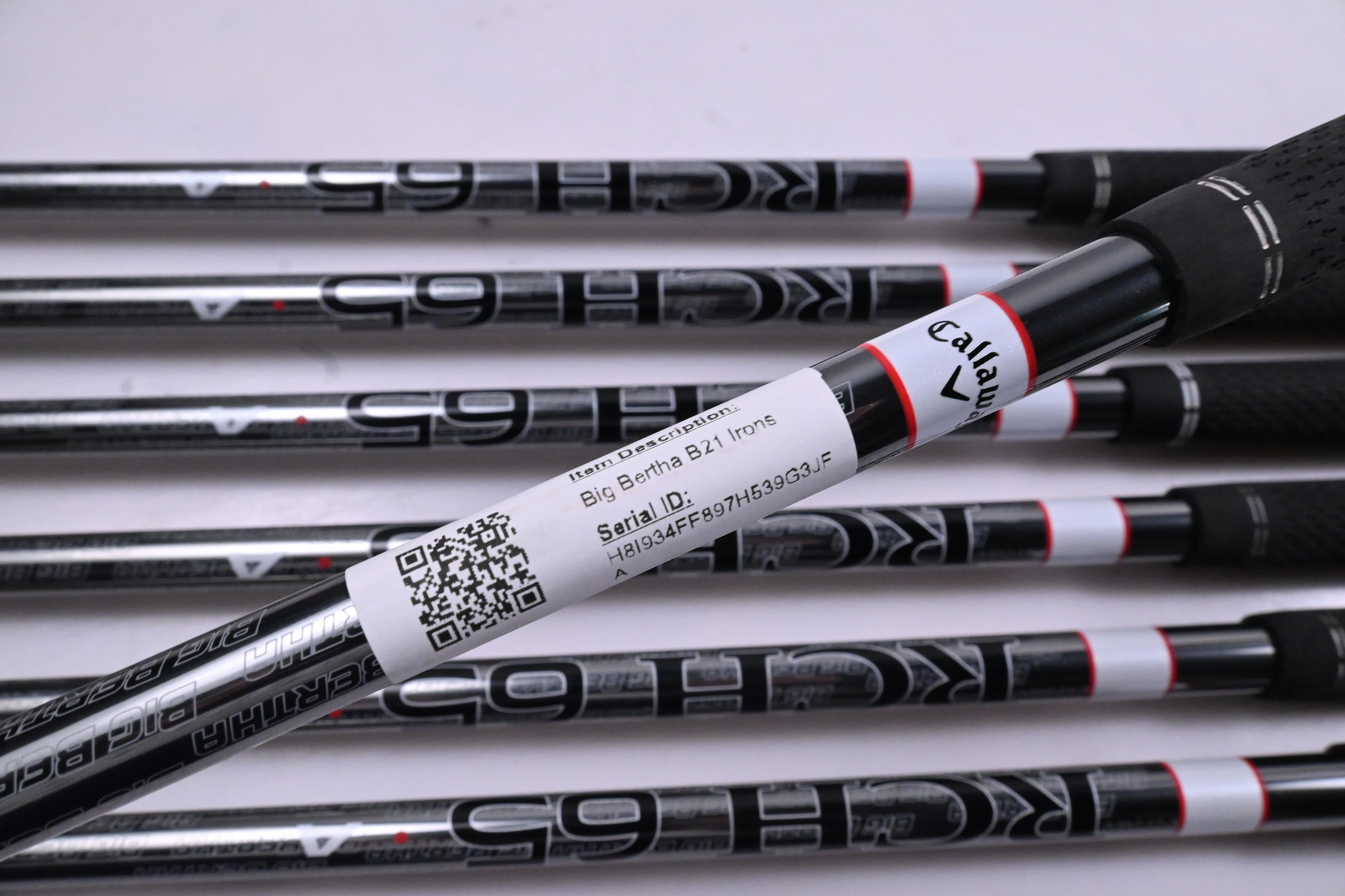 Callaway Big Bertha B21 Irons / 6-PW+GW+SW / Senior Flex Callaway RCH 65 Shafts