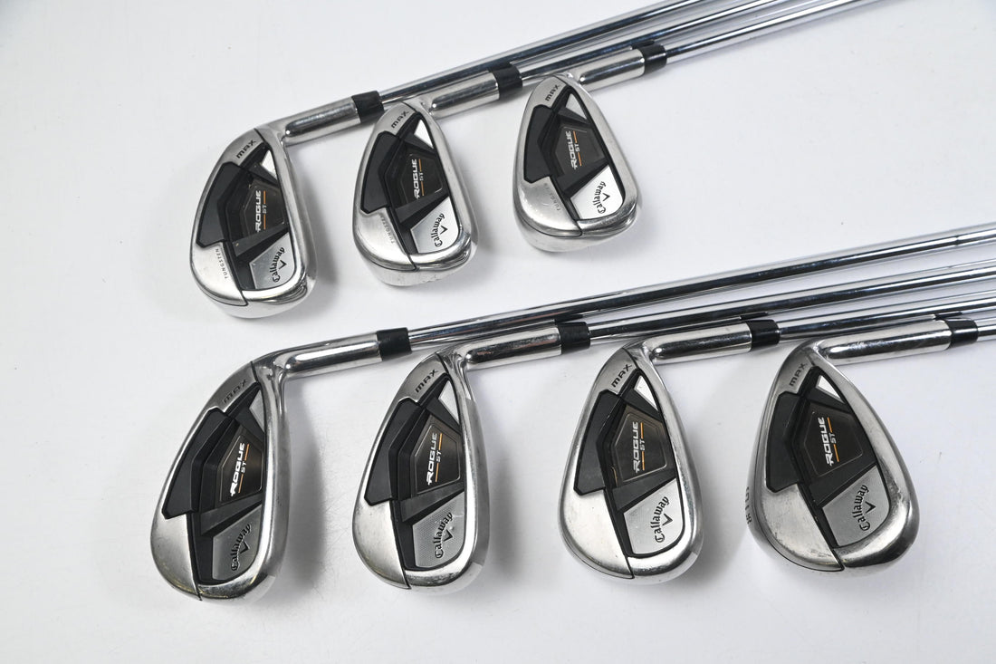 Callaway Rogue ST Max Irons / 5-PW+SW / Regular Flex Elevate MPH 95 Shafts