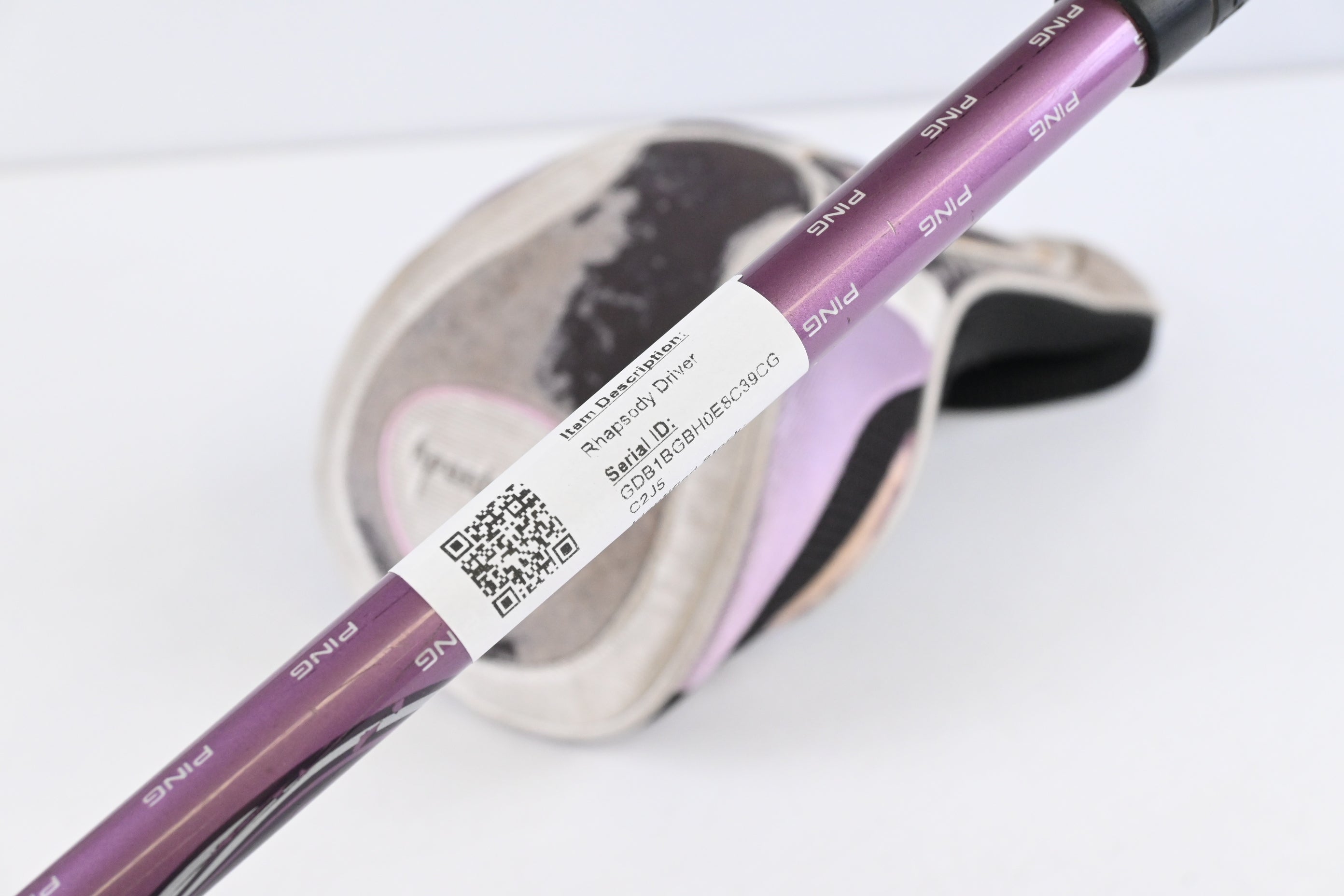 Ladies Ping Rhapsody Driver / 12 Degree / Ladies Flex Ping ULT 129 Shaft
