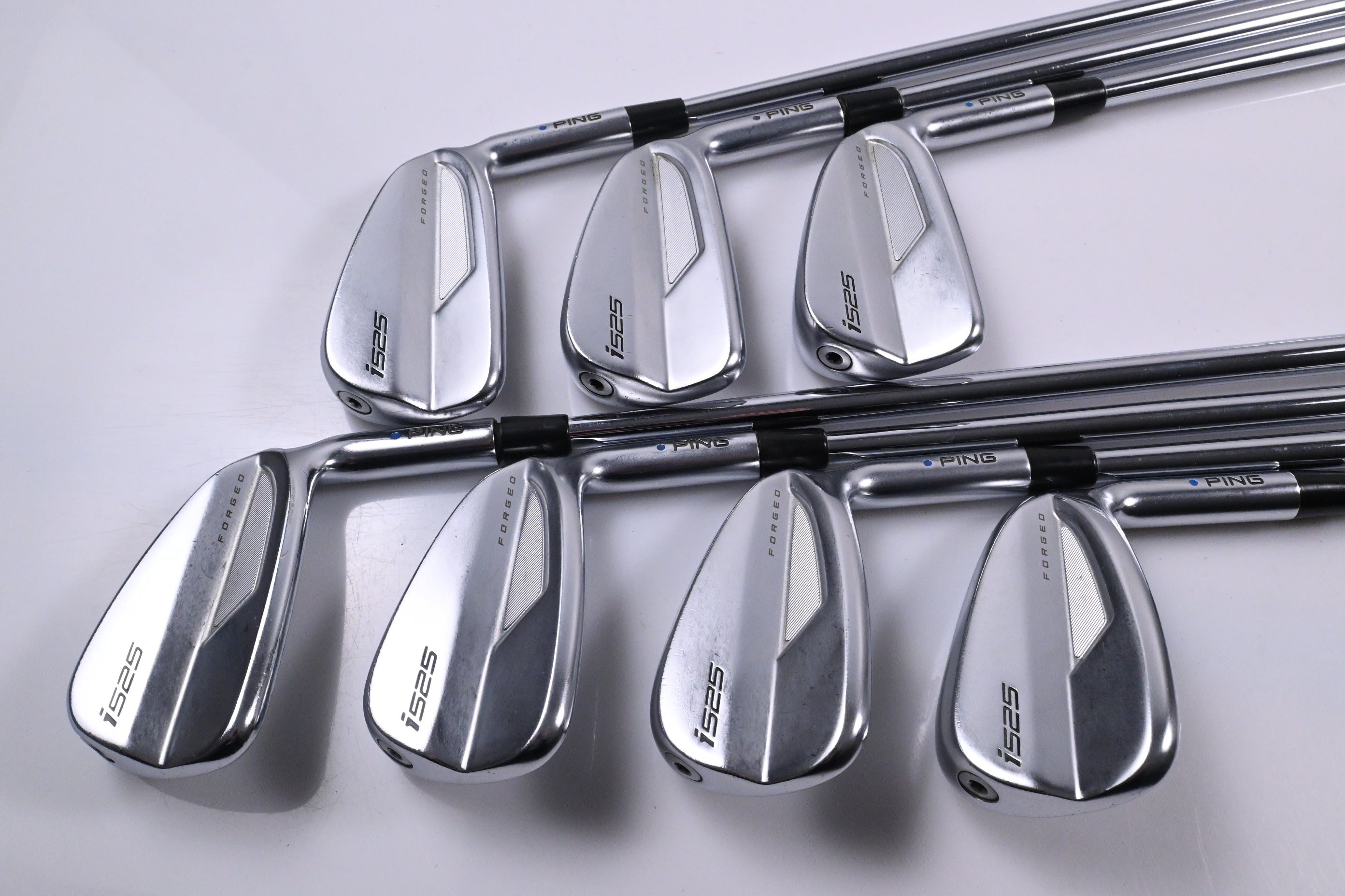 Ping i525 Irons / 4-PW / Blue Dot / Stiff Flex Dynamic Gold 105 S300 Shafts