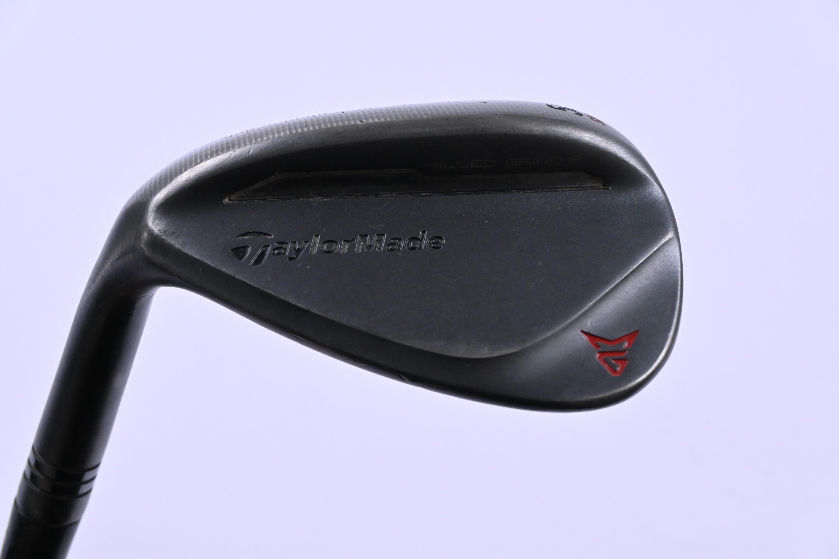 Left Hand Taylormade Milled Grind 2 Black Sand Wedge / 56 Degree / Stiff Flex