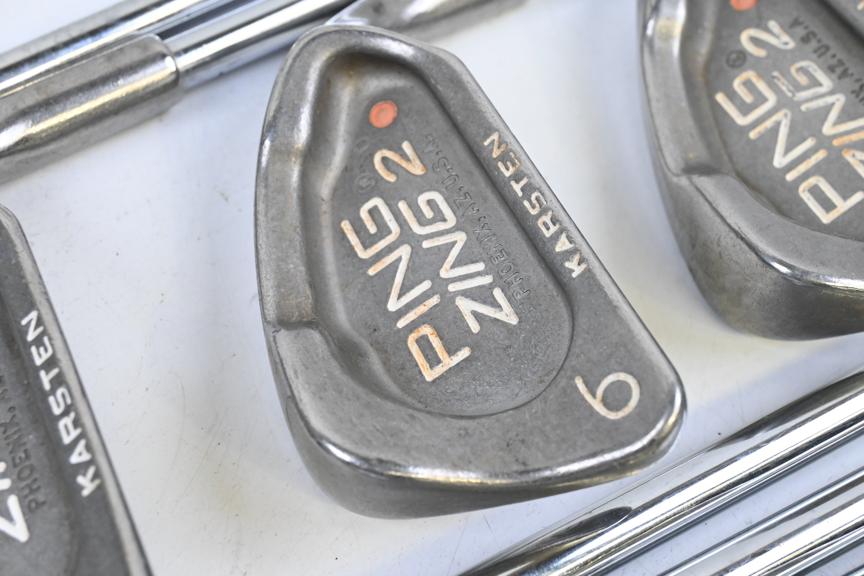 Ping Zing 2 Irons / 4-PW+SW / Orange Dot / Stiff Flex Ping Karsten JZ Shafts