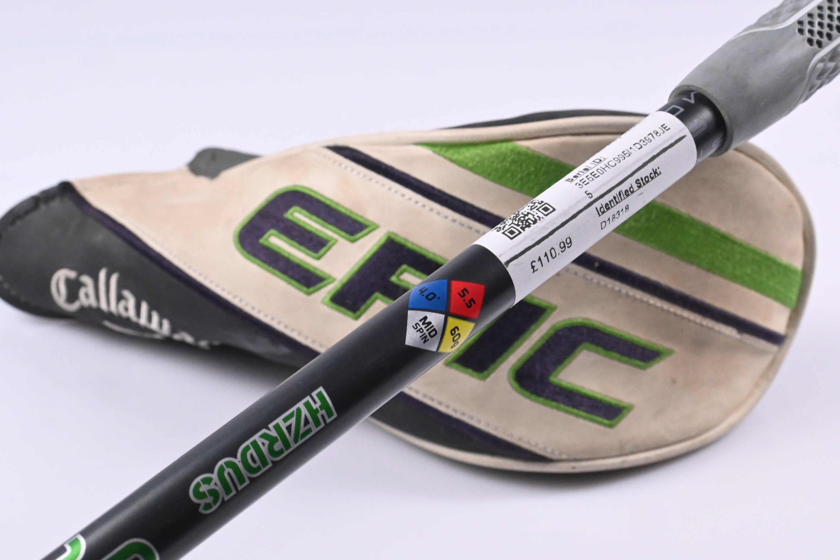 Callaway Epic Max #3 Wood / 15 Degree / Regular Flex HZRDUS Smoke iM10 60 Shaft