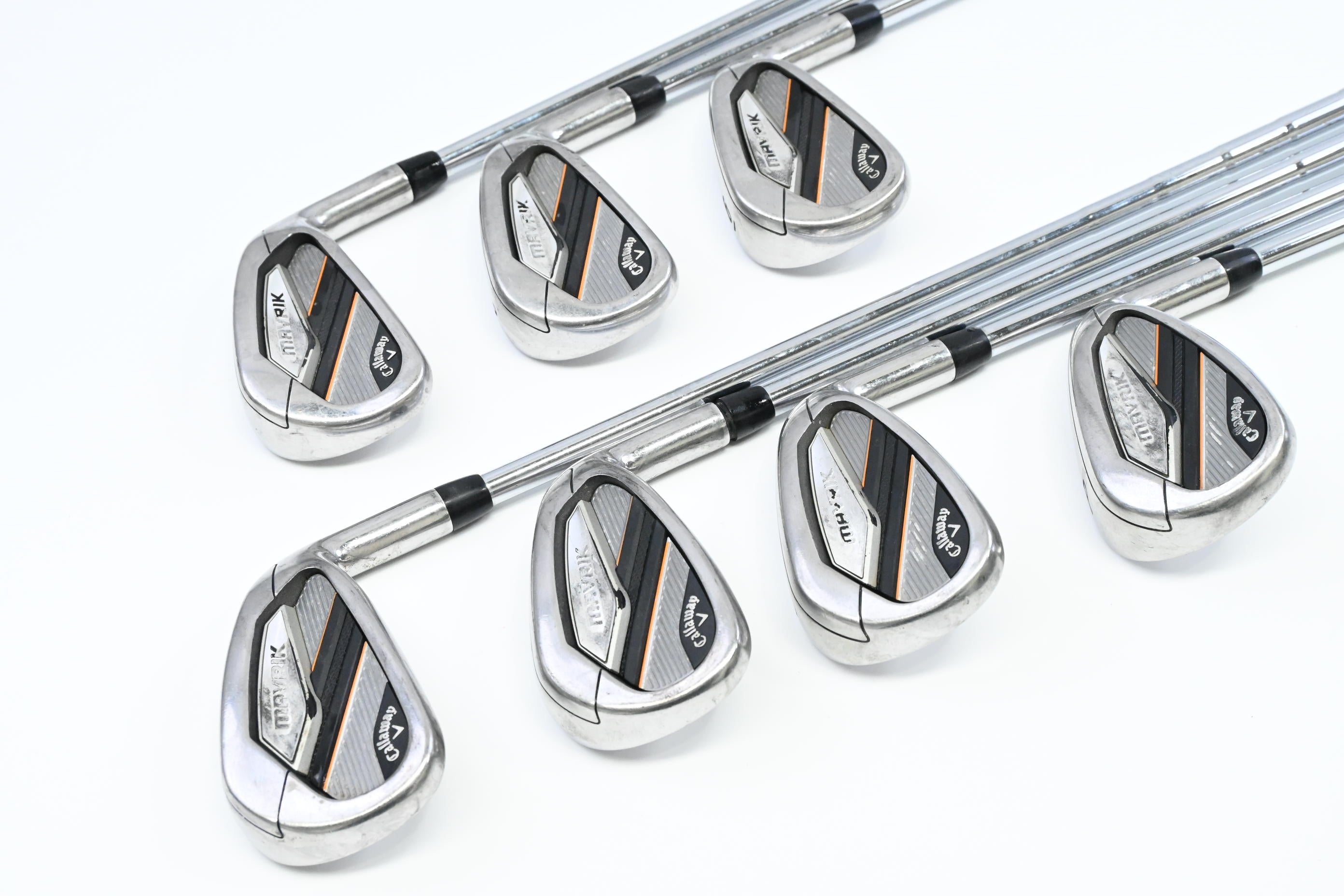 Callaway Mavrik Irons / 4-PW / Stiff Flex Elevate 95 Shafts