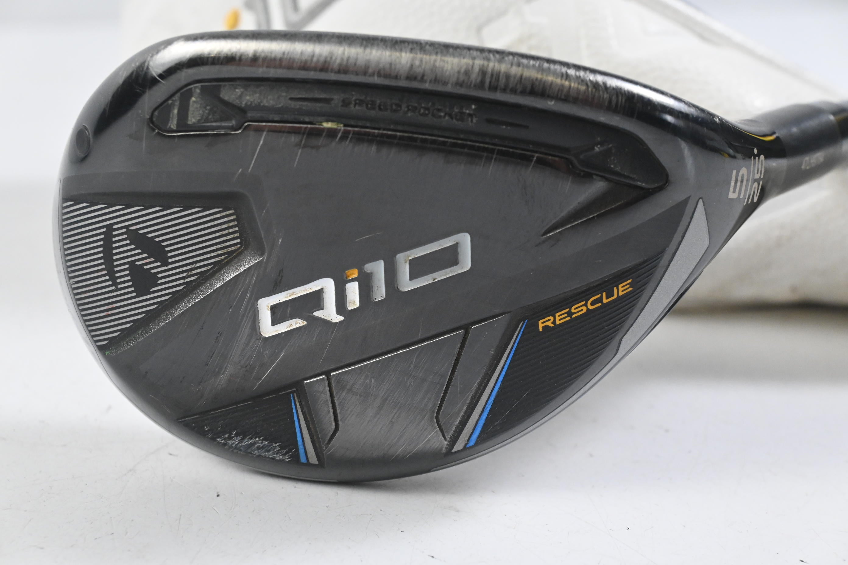 Taylormade Qi10 #5 Hybrid / 25 Degree / Stiff Flex Fujikura Ventus TR Blue 7