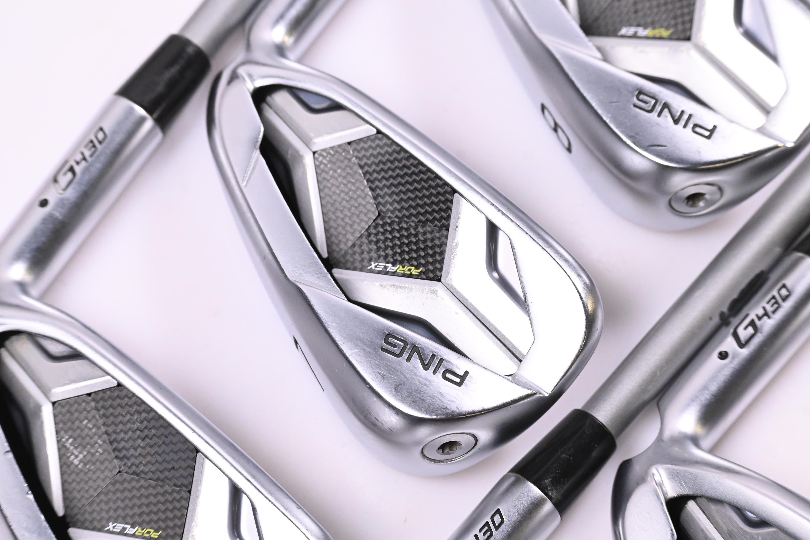 Ping G430 Irons / 6-PW+45 / Black Dot / Senior Flex Ping Alta Quick 45 Shafts
