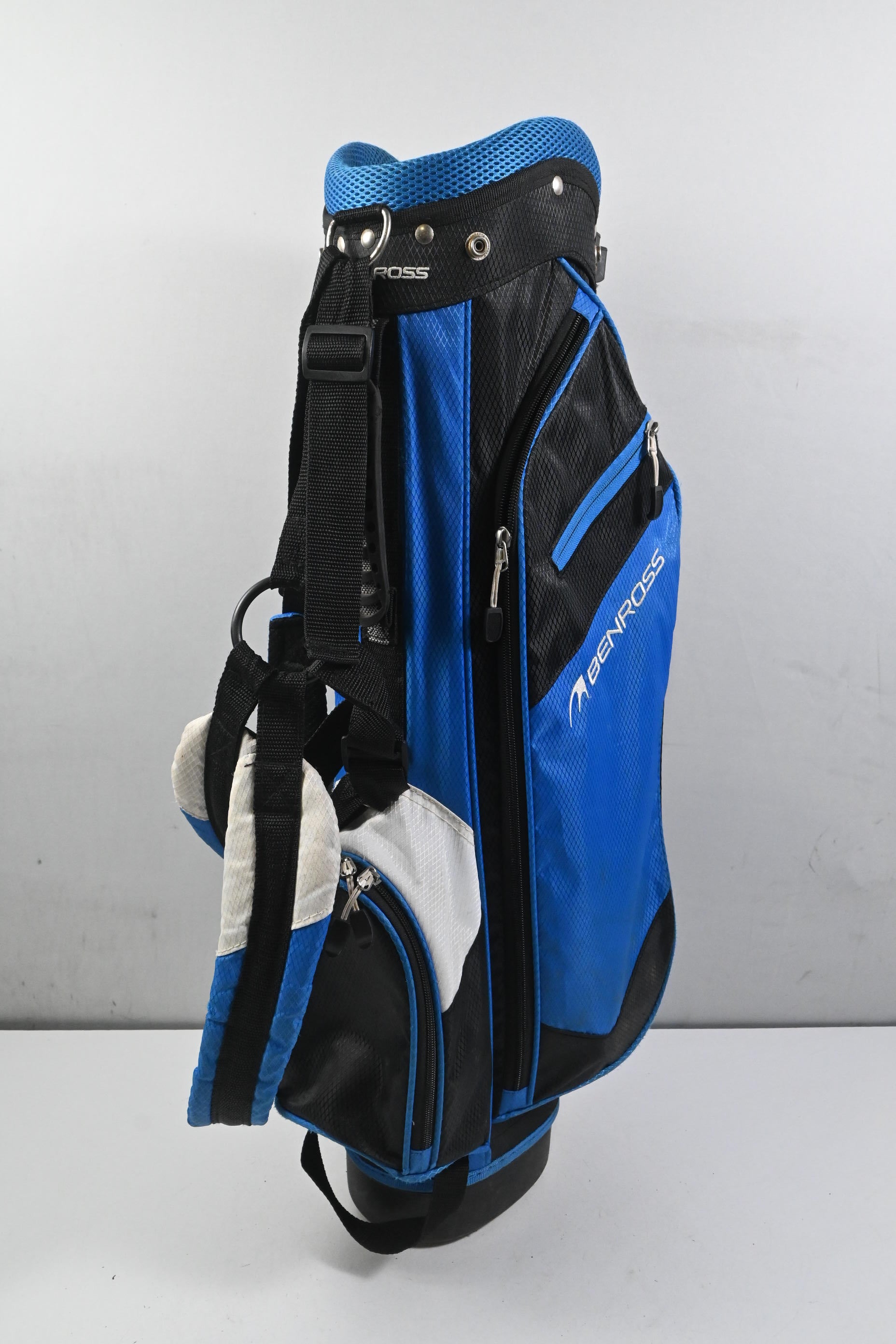 Benross Kids Stand Bag / 4-Way Divider / Blue & Black