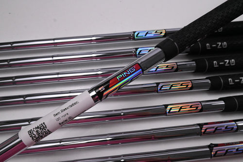 Ping i20 Irons / 4-PW+UW / Black Dot / Stiff Flex Ping CFS Shafts