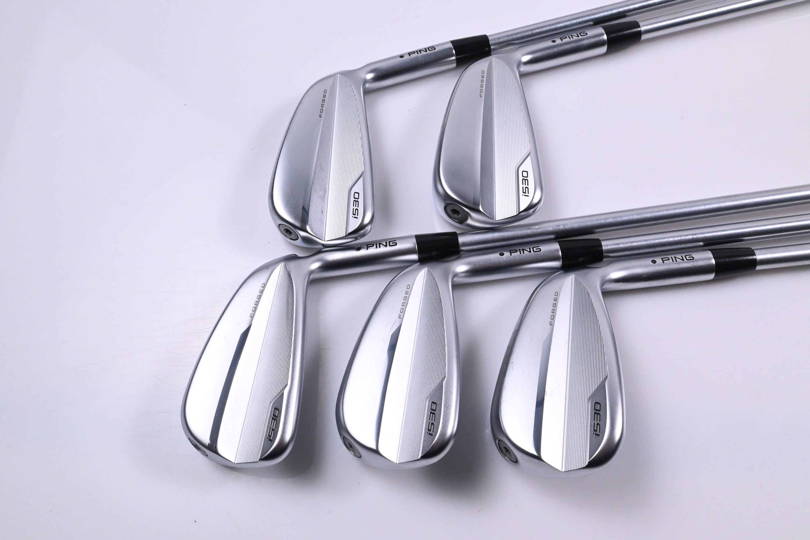 Ping i530 Irons / 5-PW / Black Dot / Regular Flex Project X IO 105 / No #8 Iron