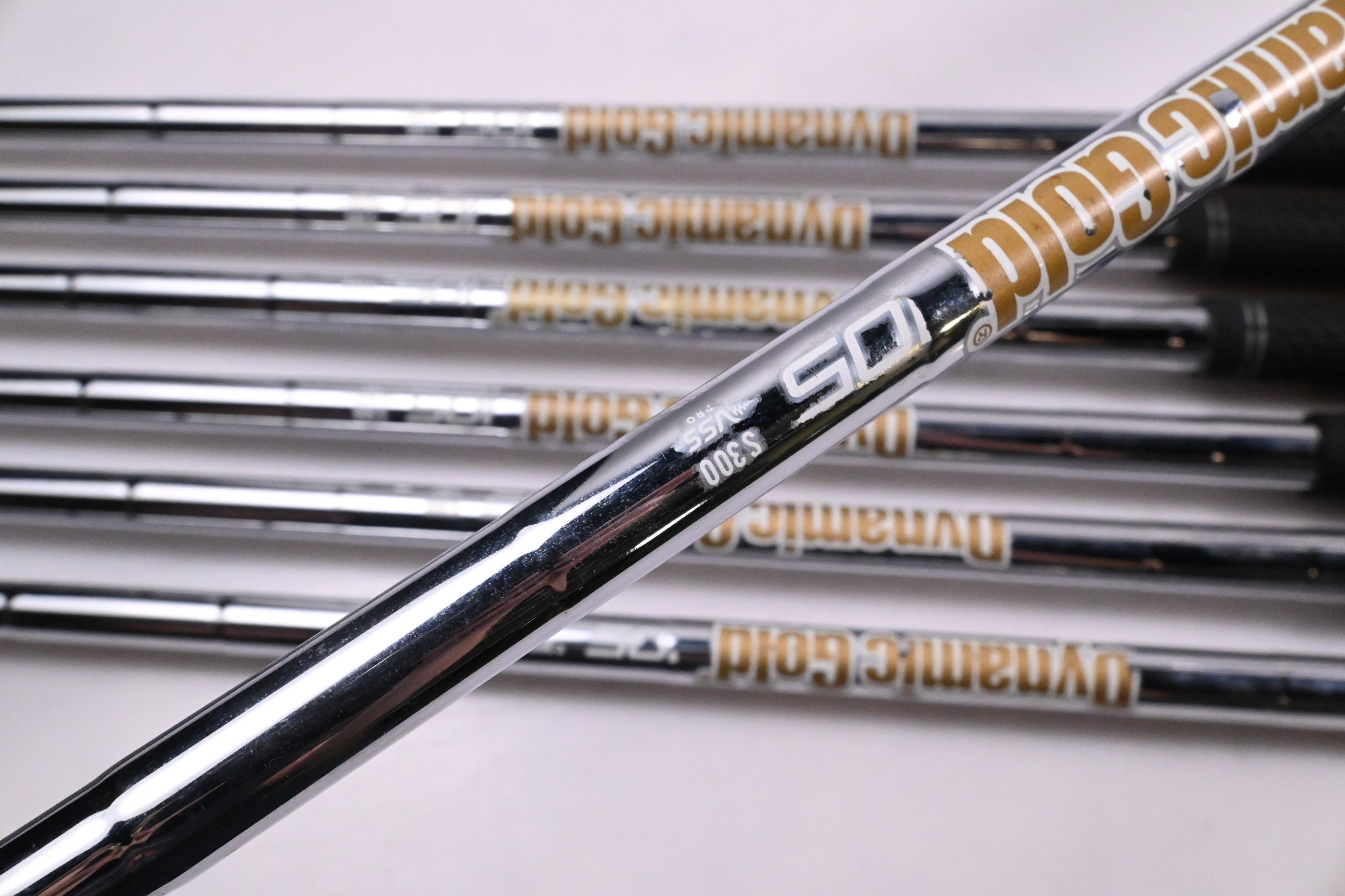 Taylormade Stealth Irons / 5-PW+AW / Stiff Flex Dynamic Gold 105 S300 Shafts