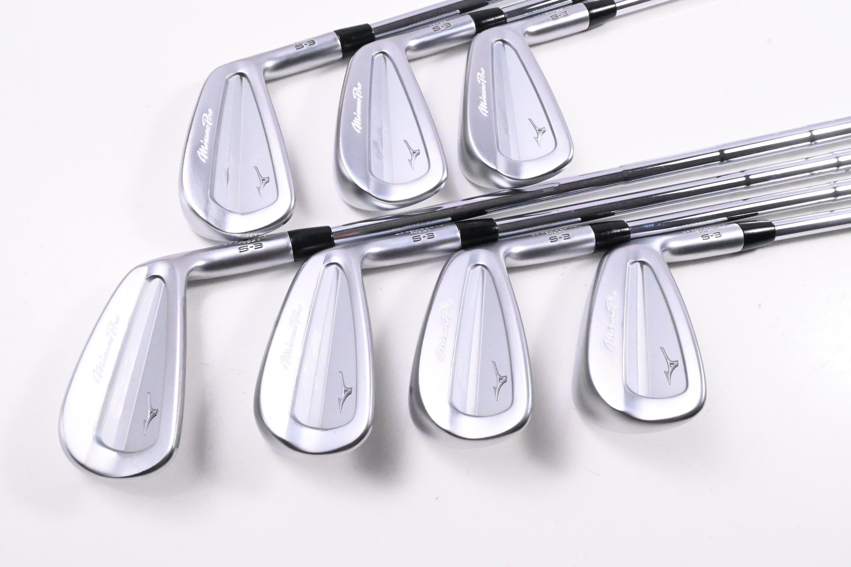 Mizuno Pro S-3 Irons / 4-PW / Stiff Flex AMT Silver Shafts