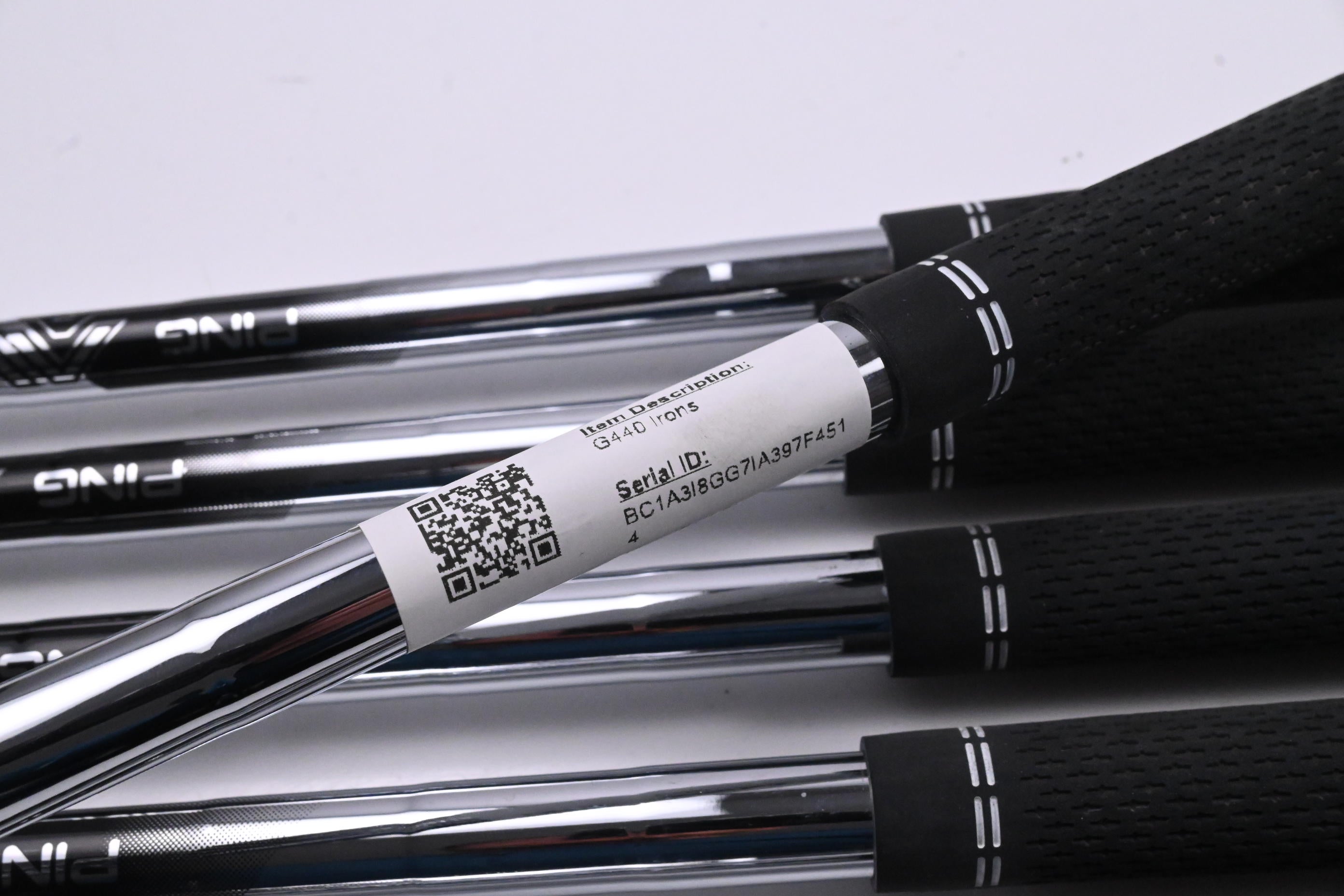 Ping G440 Irons / 7-PW+GW+52+56 / Green Dot / Regular Flex Ping AWT 3.0 Shafts