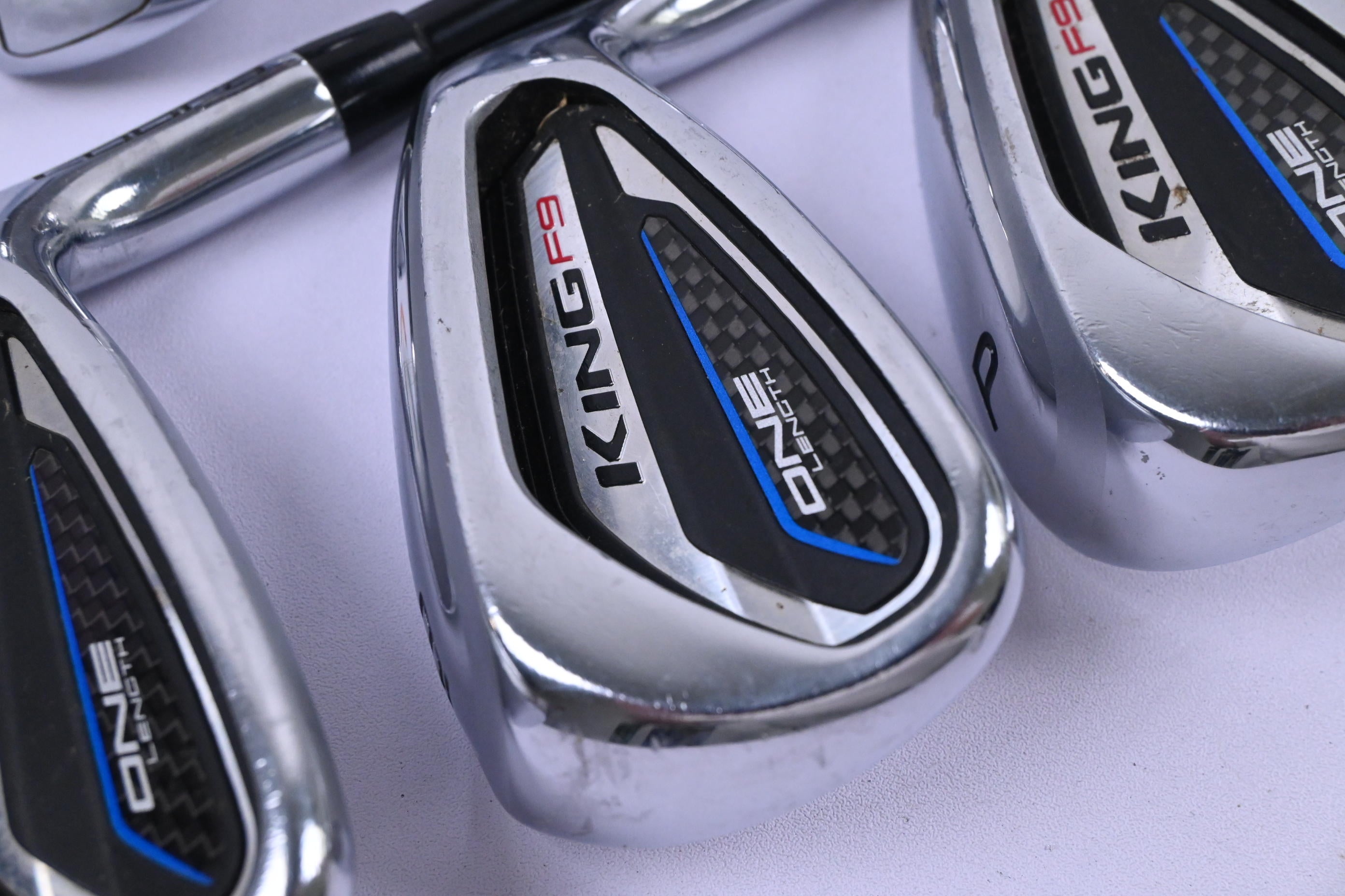 Cobra King F9 One Length Irons / 6-PW / Regular Flex Fujikura Atmos 6 Shaft