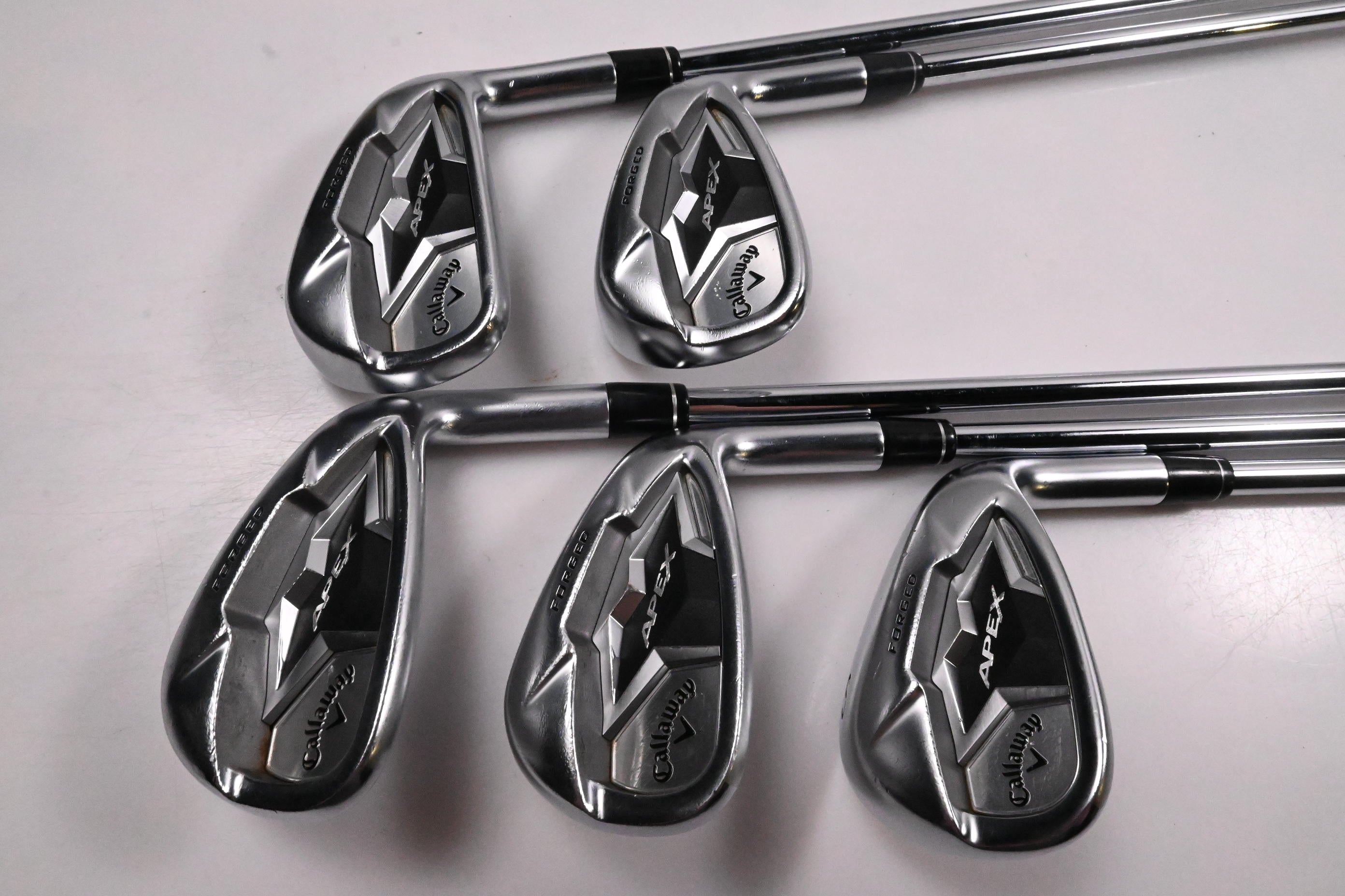 Callaway Apex 19 Irons / 7-PW+SW / Regular Flex True Temper Elevate 95 Shafts