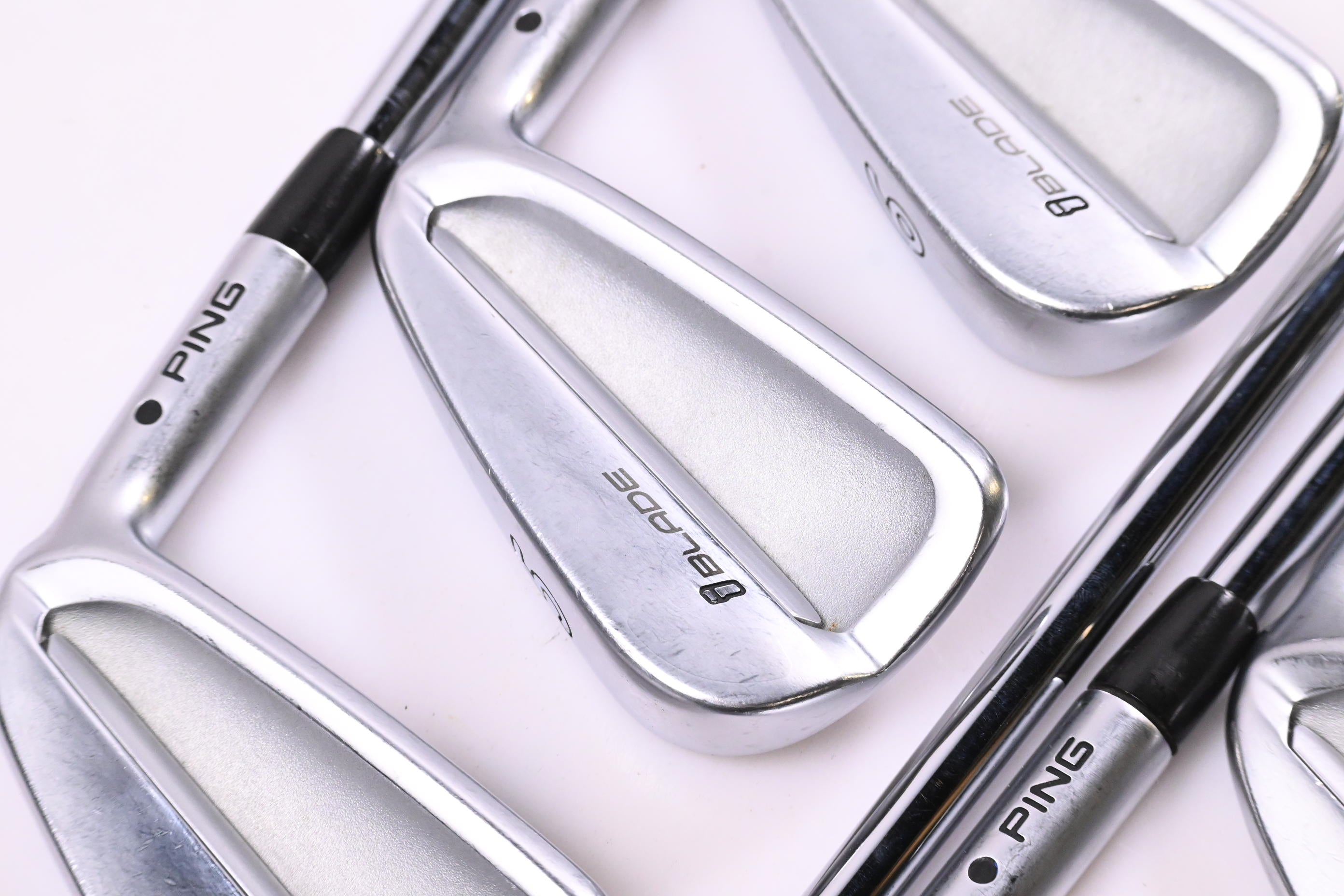 Ping iBlade Irons / 4-PW / Black Dot / Stiff Flex Steel Shafts