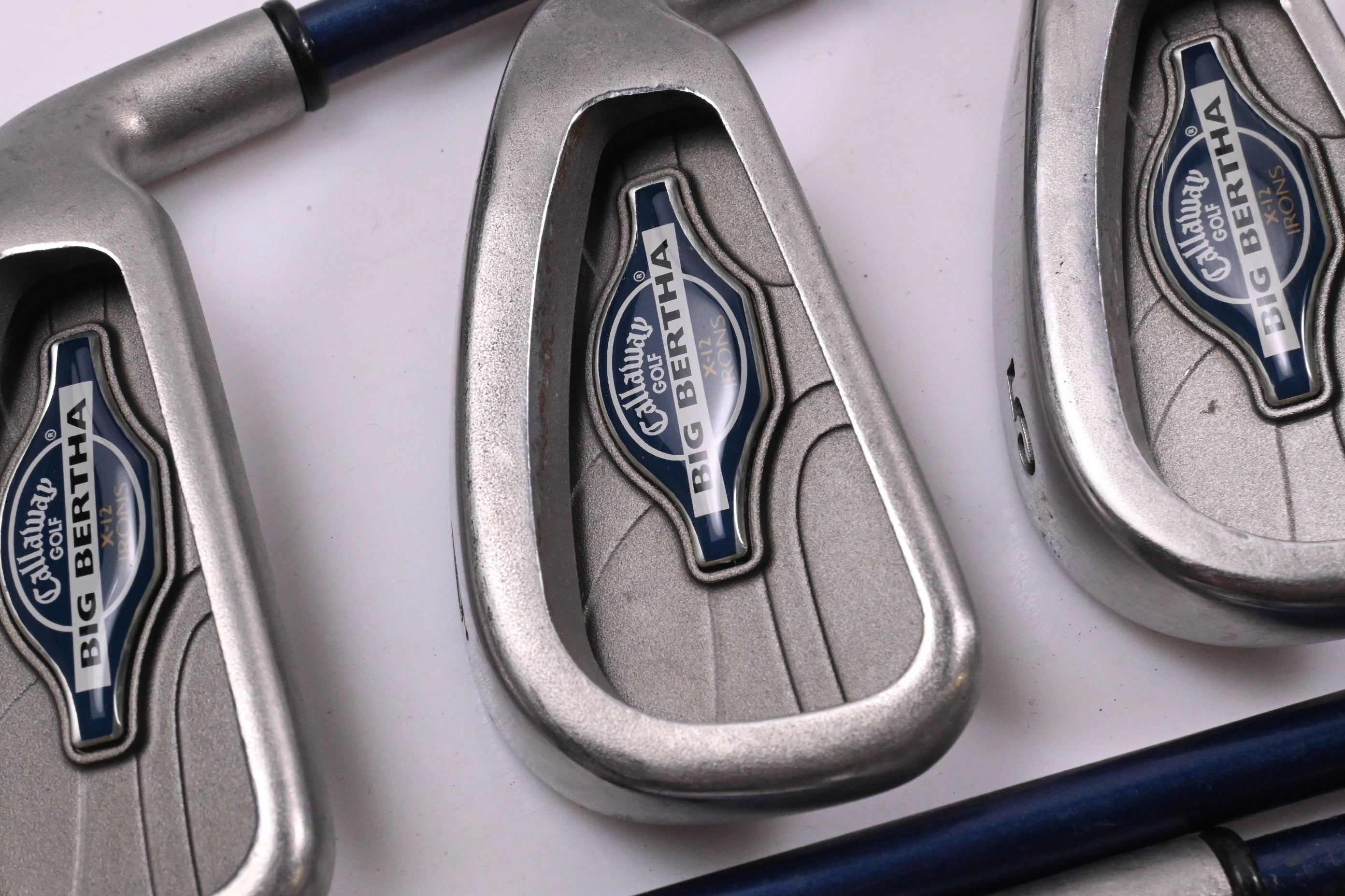 Callaway X-12 Irons / 3-PW+GW+SW / Stiff Flex Callaway Shafts